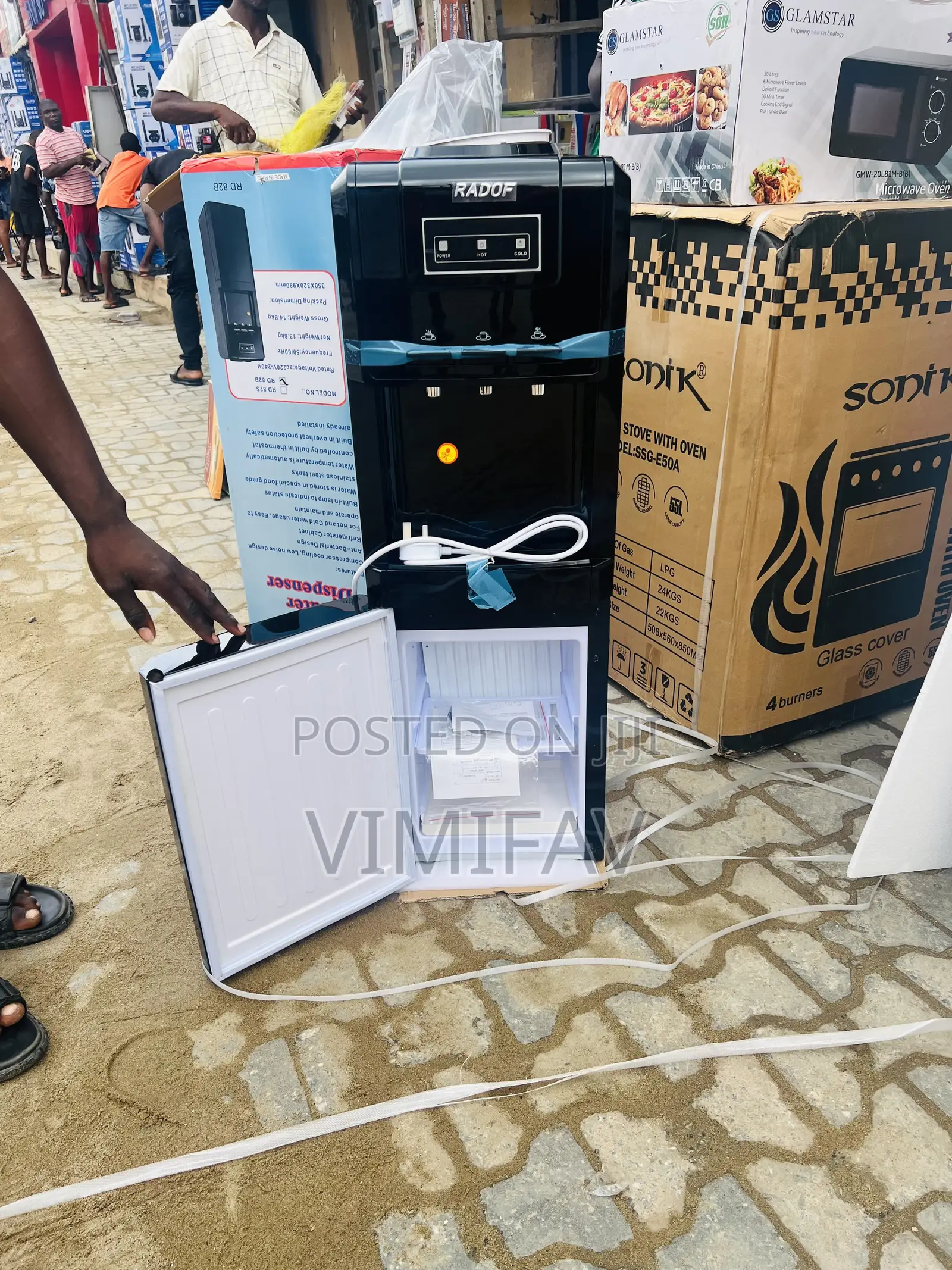 Radof Water Dispenser With Frezzer And Fridge