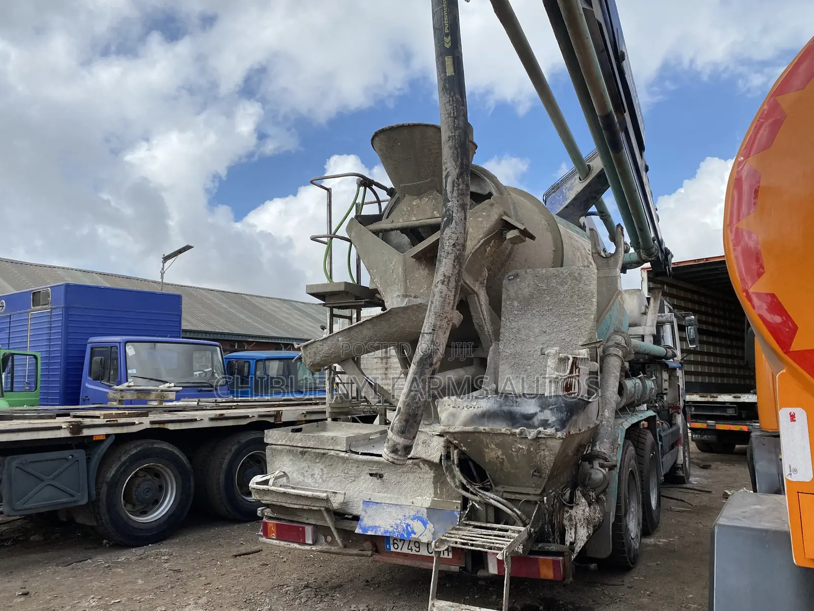 MAN DIESEL Concrete Mixer With Pump