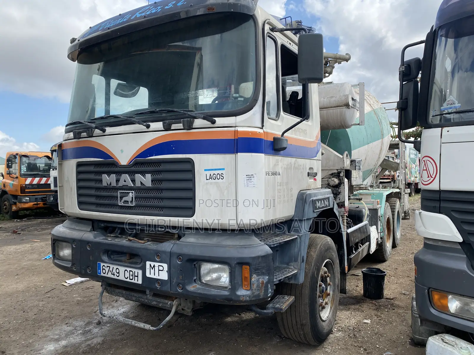 MAN DIESEL Concrete Mixer With Pump
