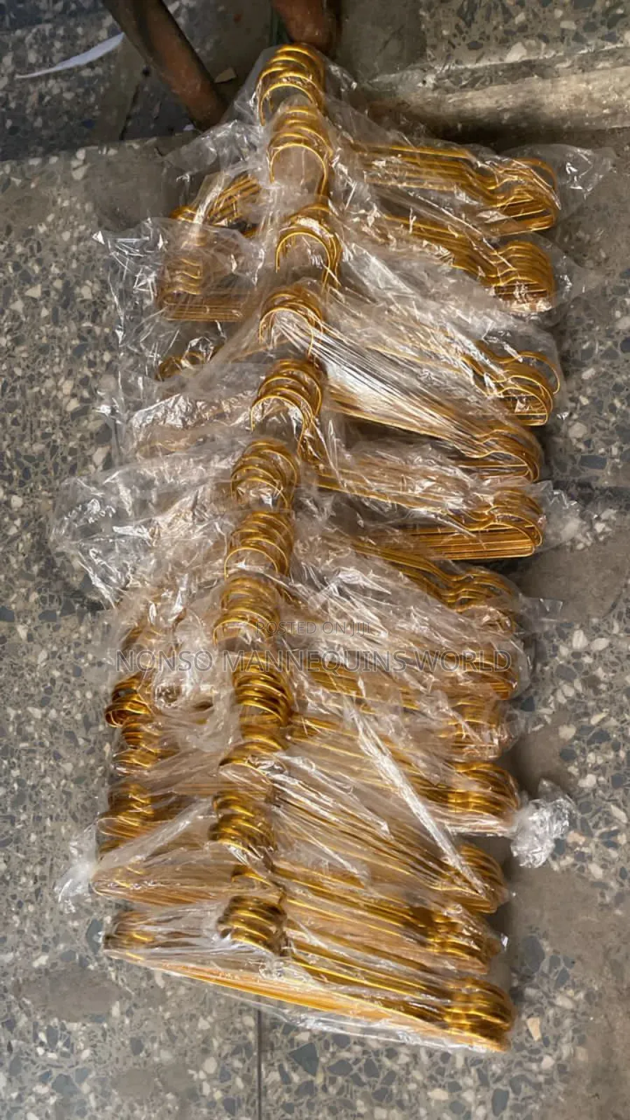 Gold Aluminum Clothes Hangers