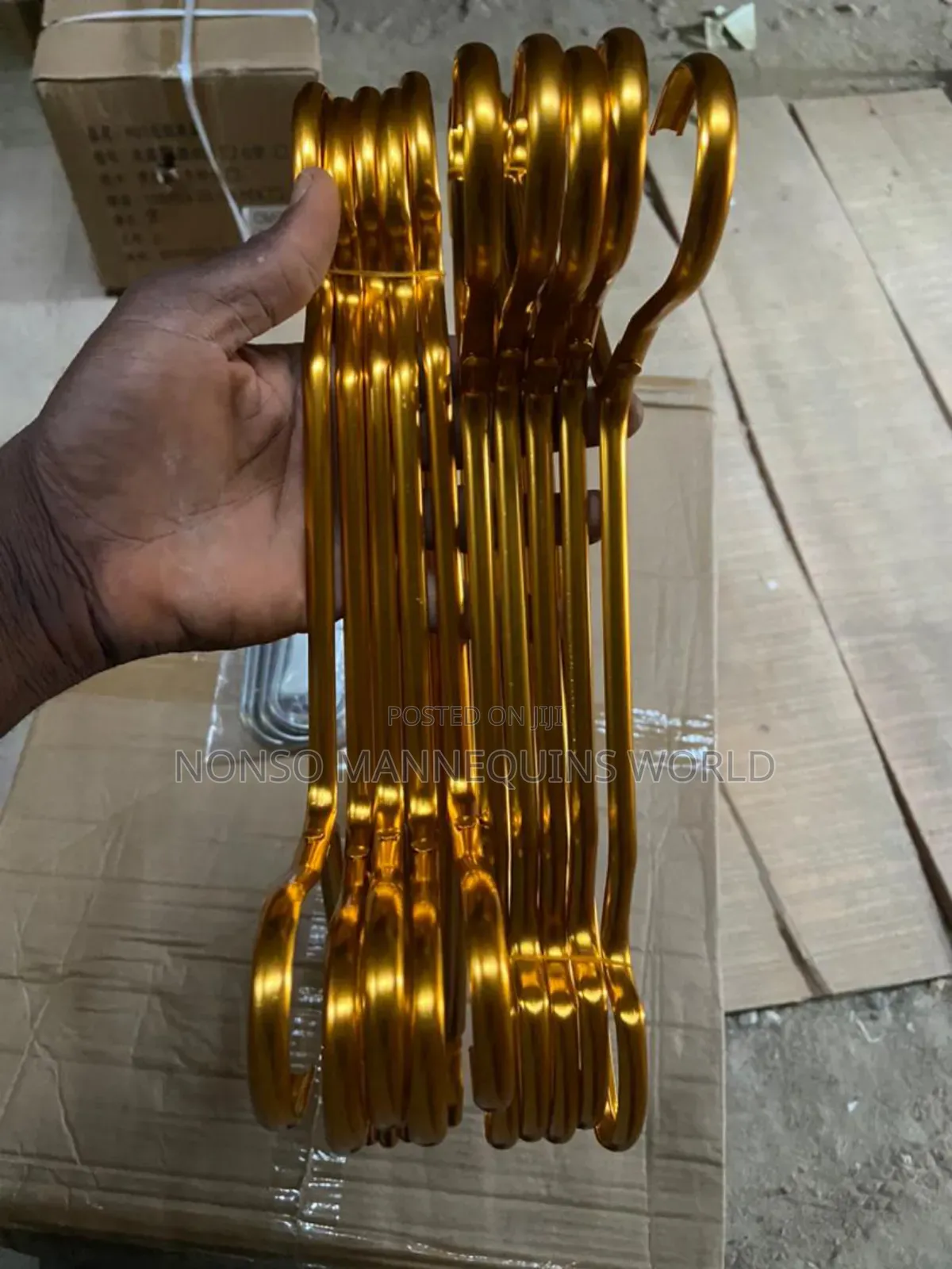 Gold Aluminum Clothes Hangers