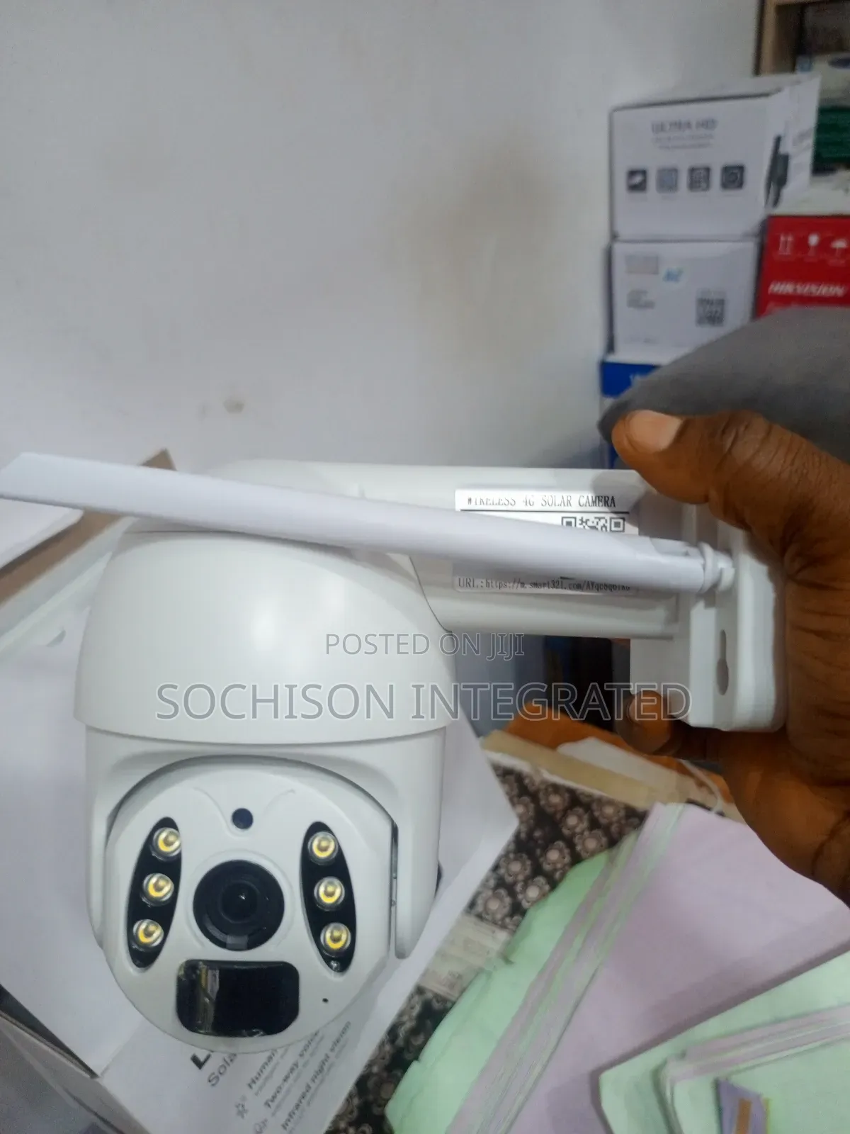Ubox Wifi  Solar Camera Ptz CCTV