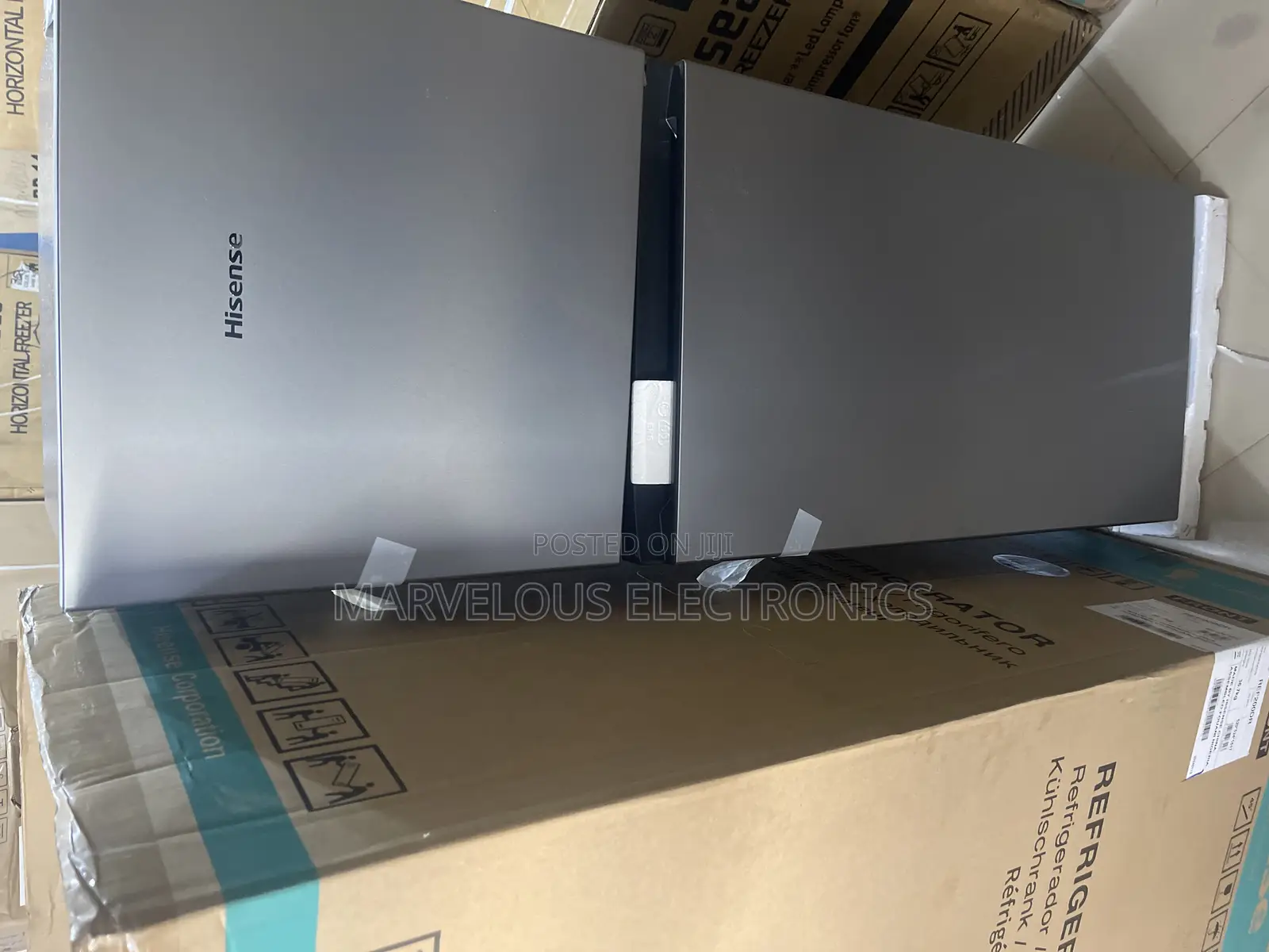 Brand New Hisense Doble Door Refrigerator With Inbuilt Stab