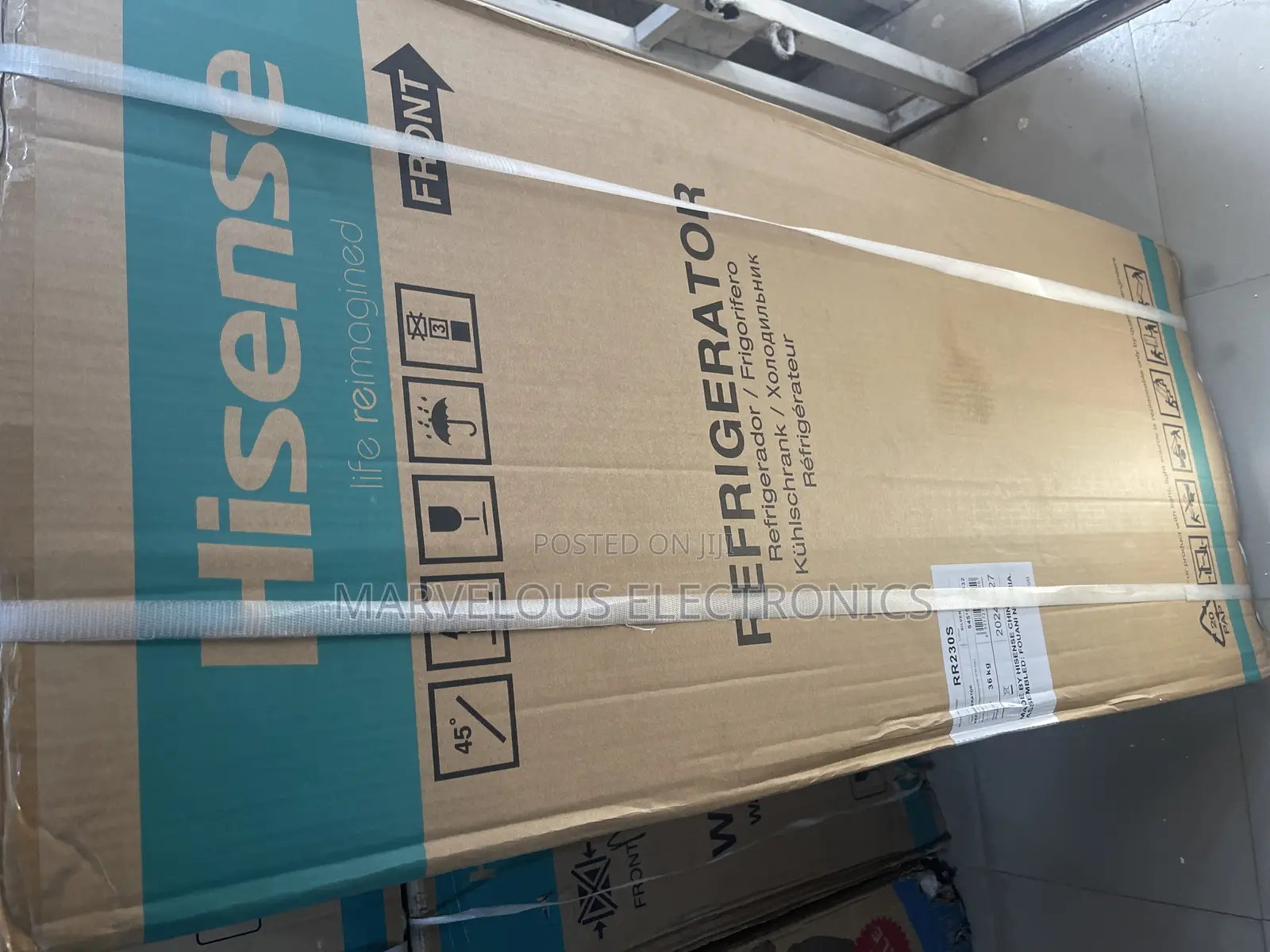 Brand New Hisense Refrigerator Sigle Door Air Cula Coper