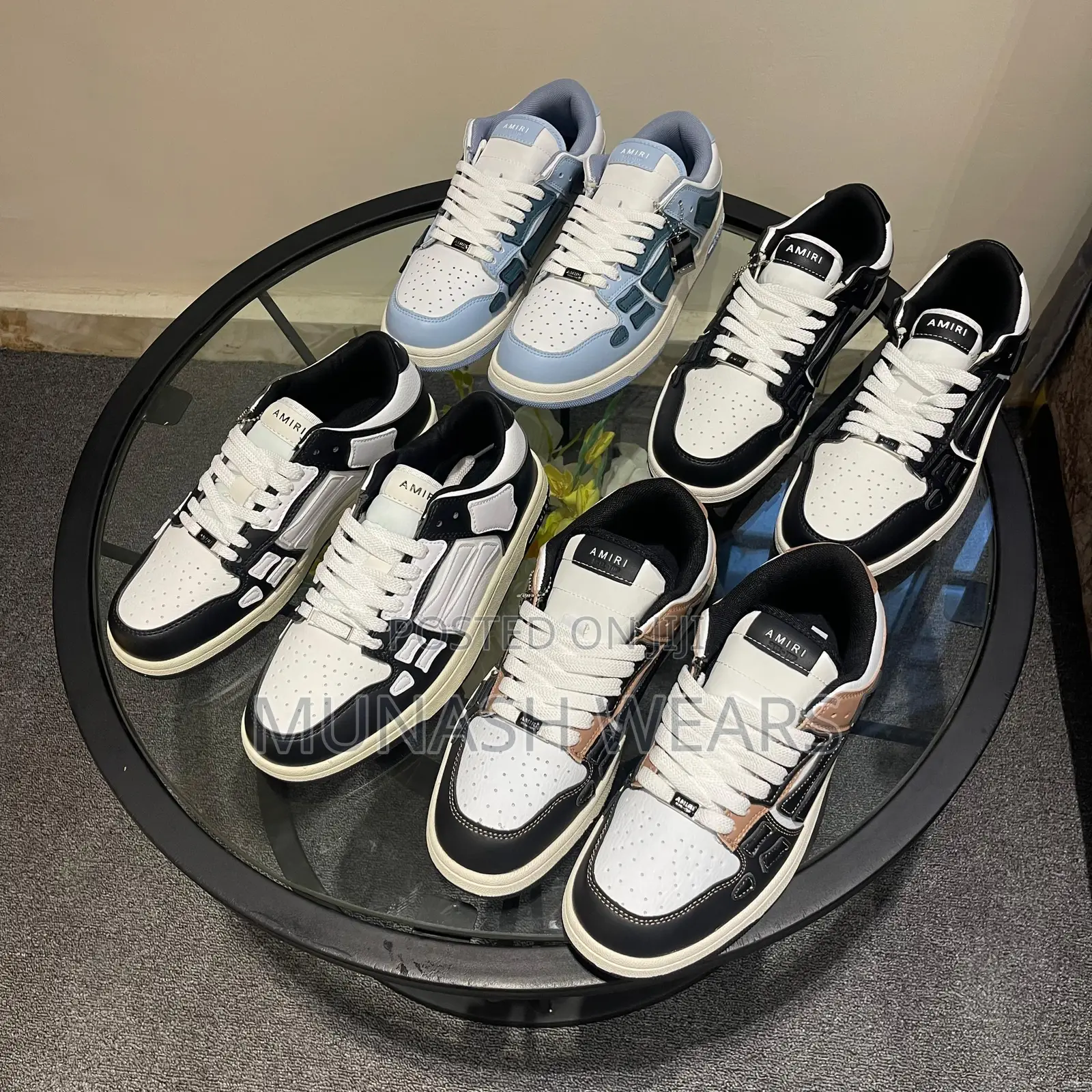 Luxury Original Amiri Bone Sneakers 40-47