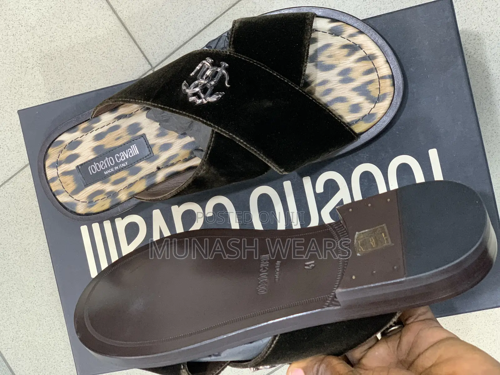 Original Italian Roberto Cavalli Slippers
