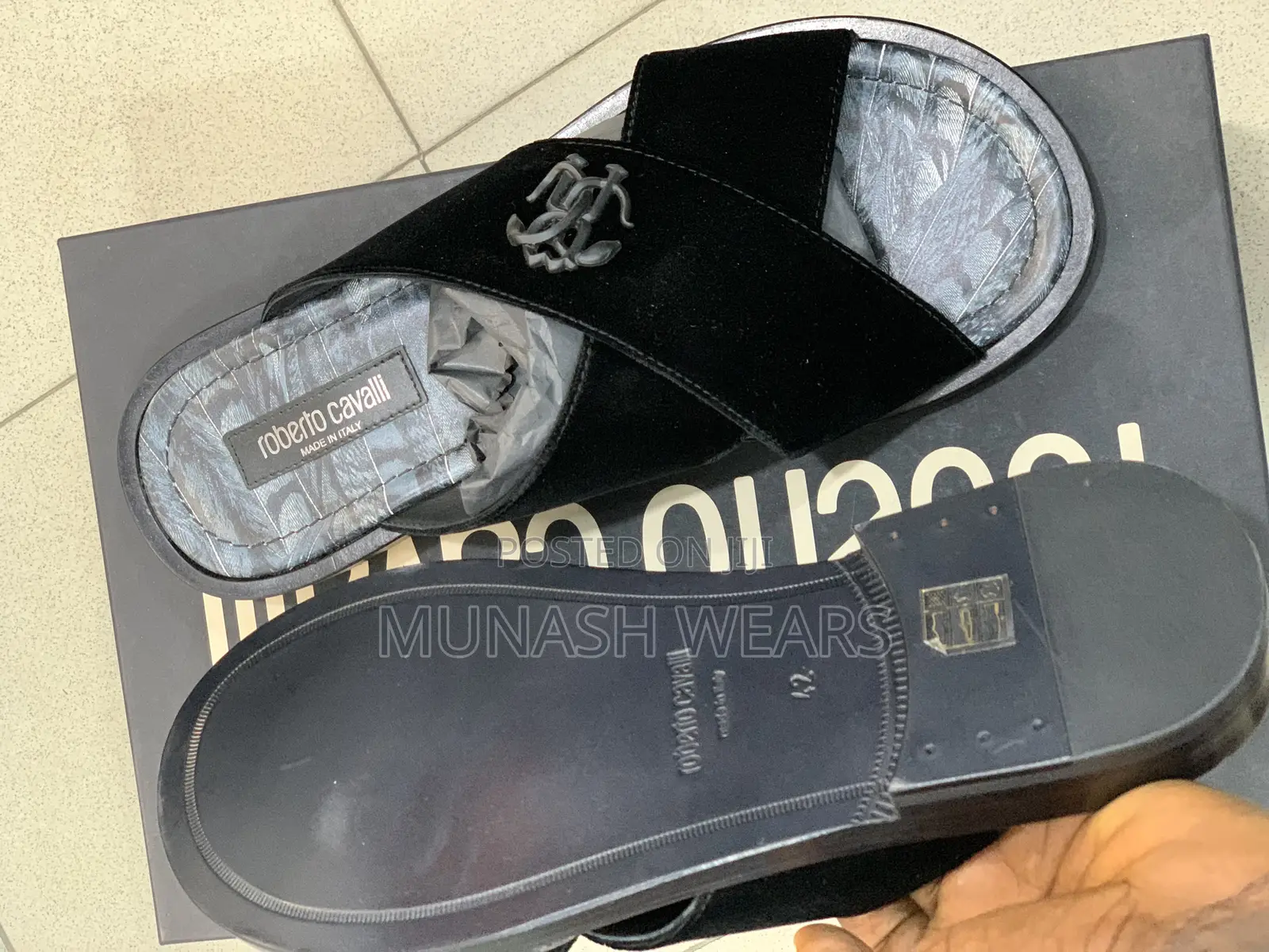Original Italian Roberto Cavalli Slippers