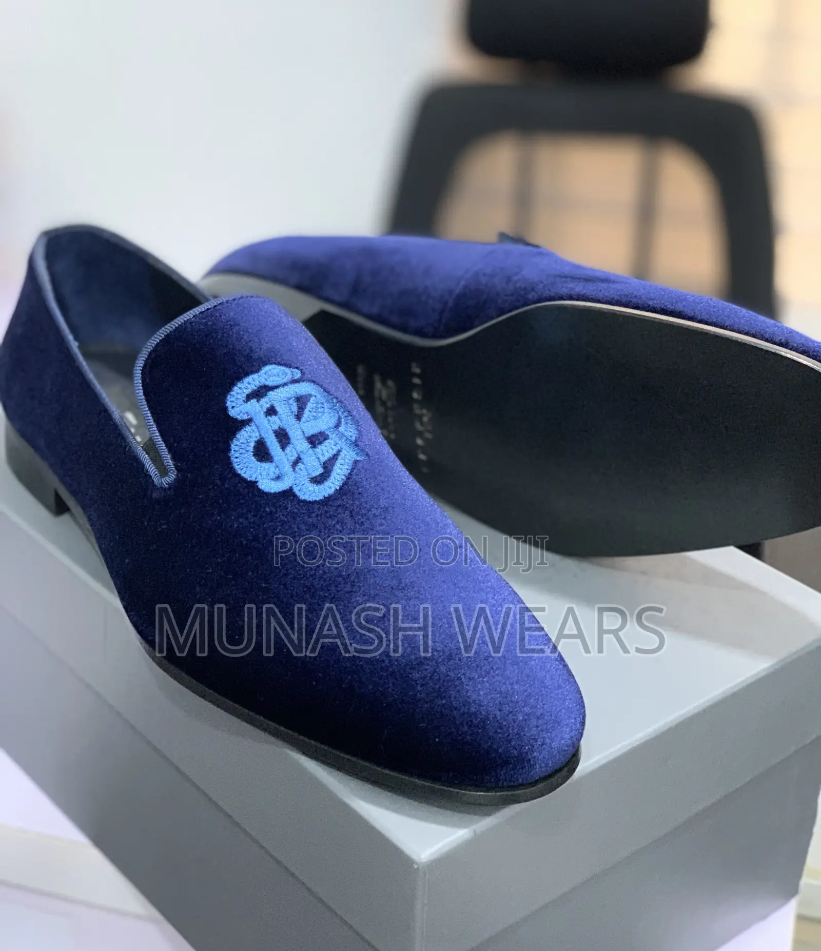 Original Italian John Richmond Velvet Shoe 40-47