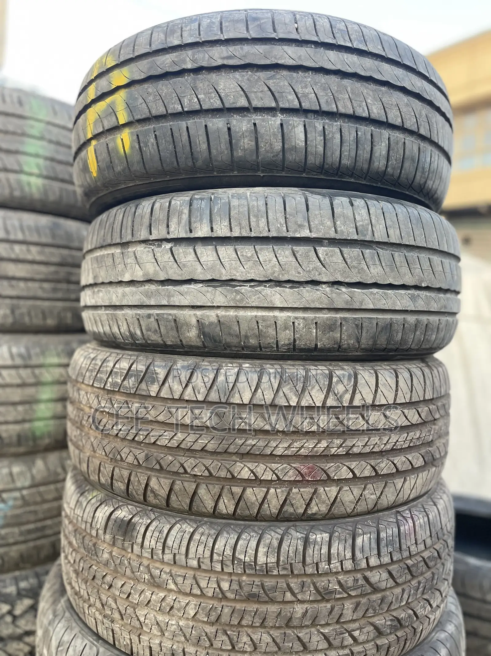 Clean Tokunbo Tires for Affordable Prices Depends on D Size