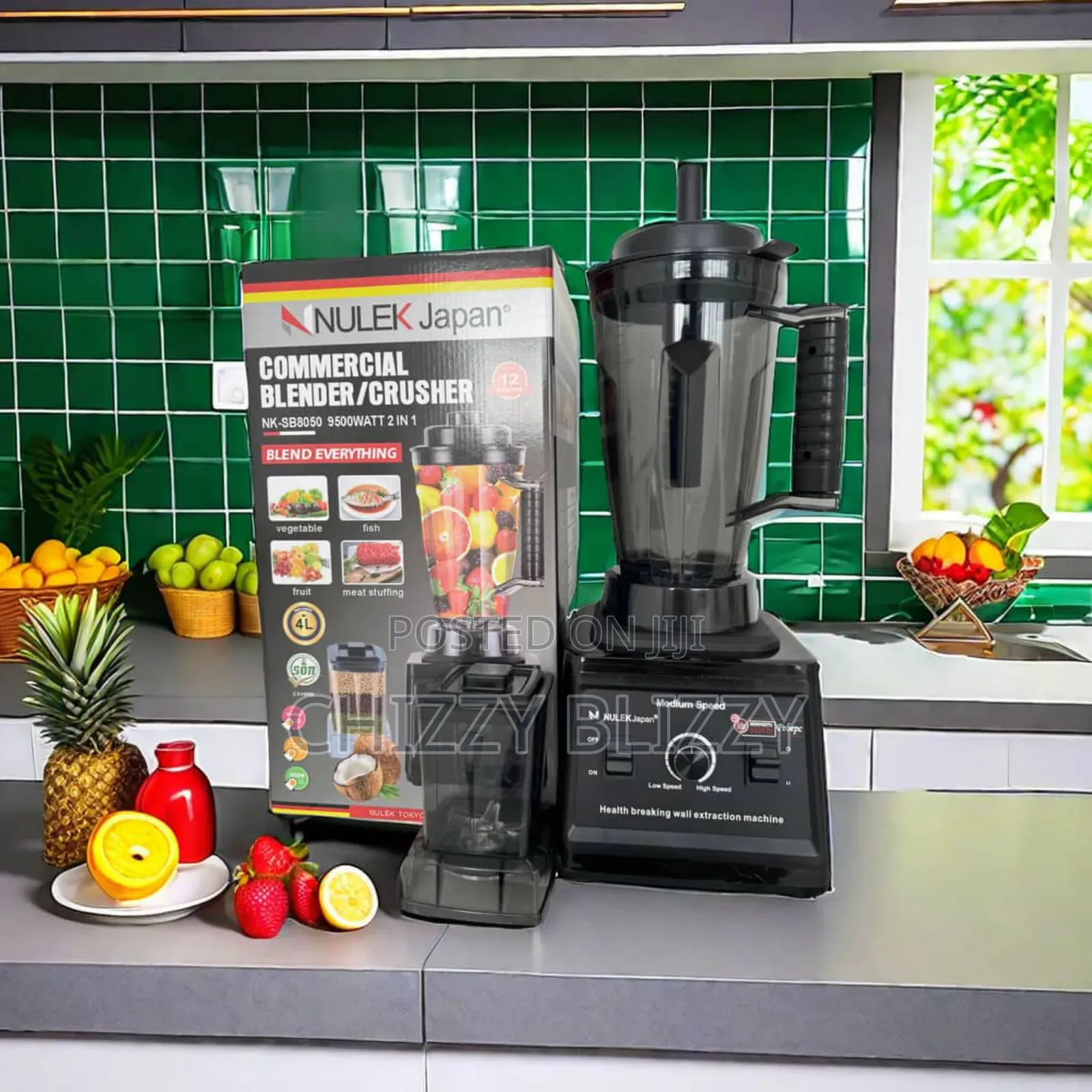 Nulek Japan Commercial Blender And Crusher. 4L.9500W