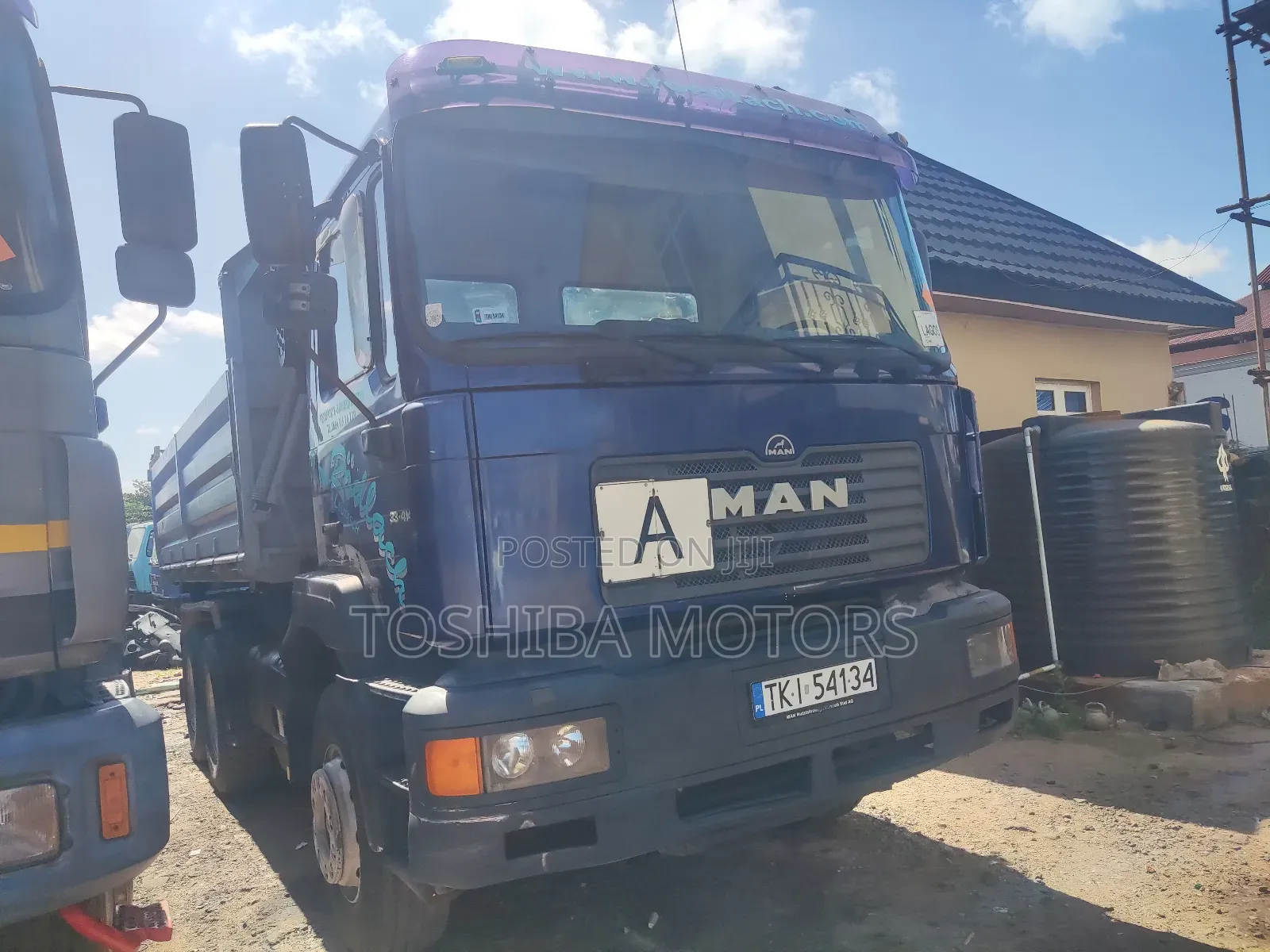 Man DIESEL 10 Tyres With Auxiliary