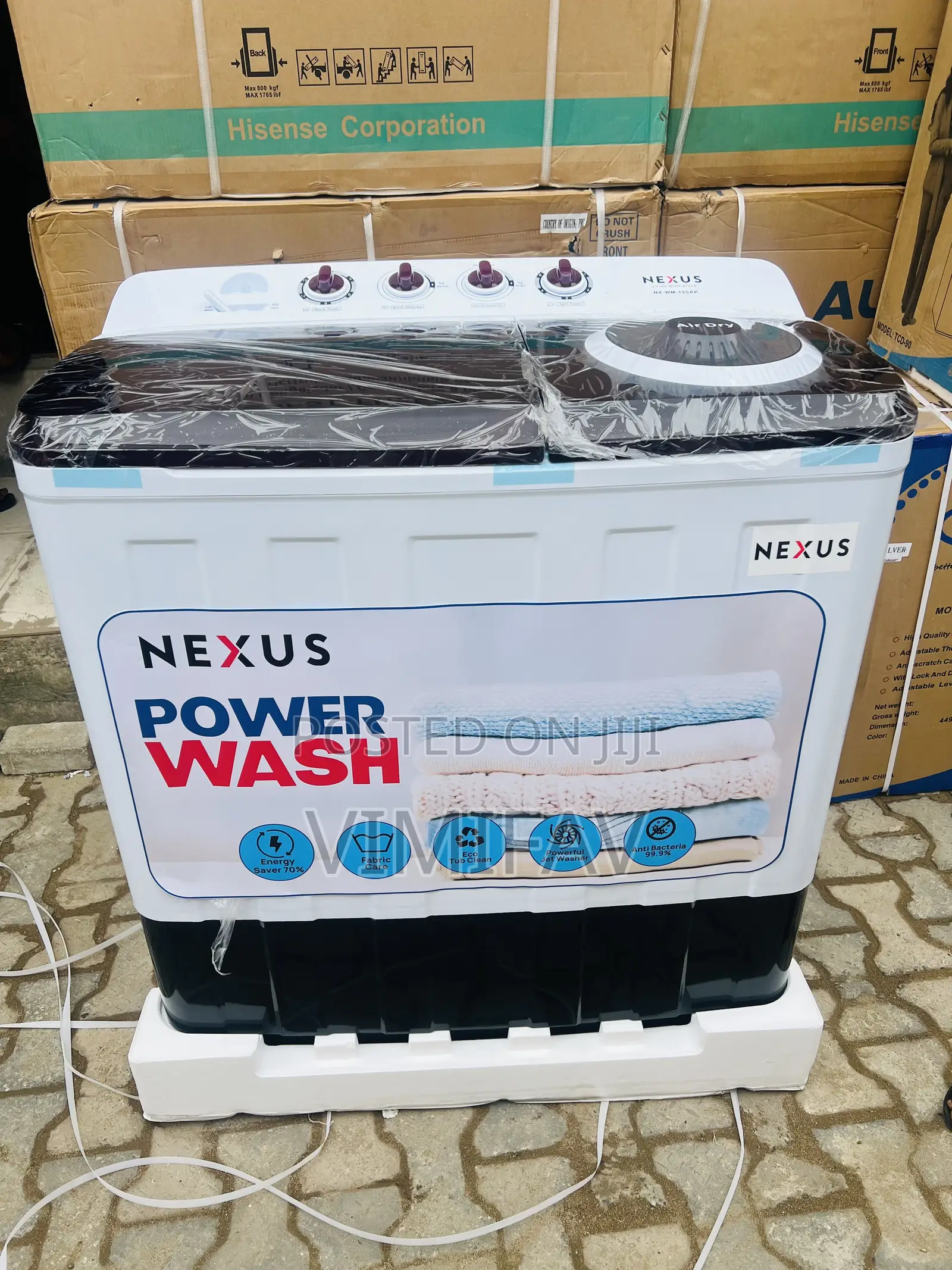Nexus Wash and Spin Washing Machine 19kg