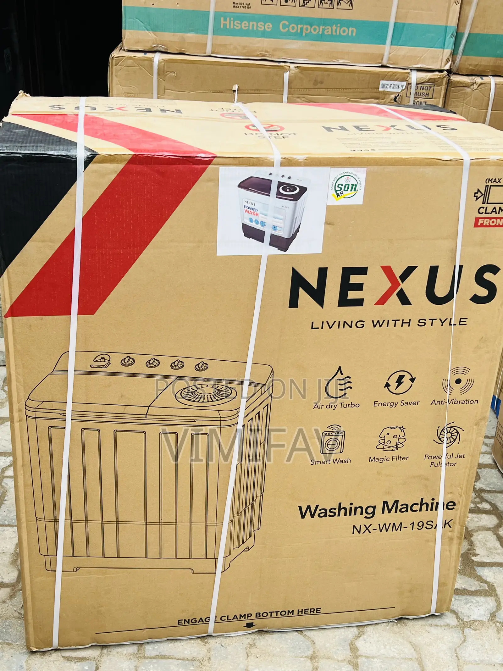 Nexus Wash and Spin Washing Machine 19kg