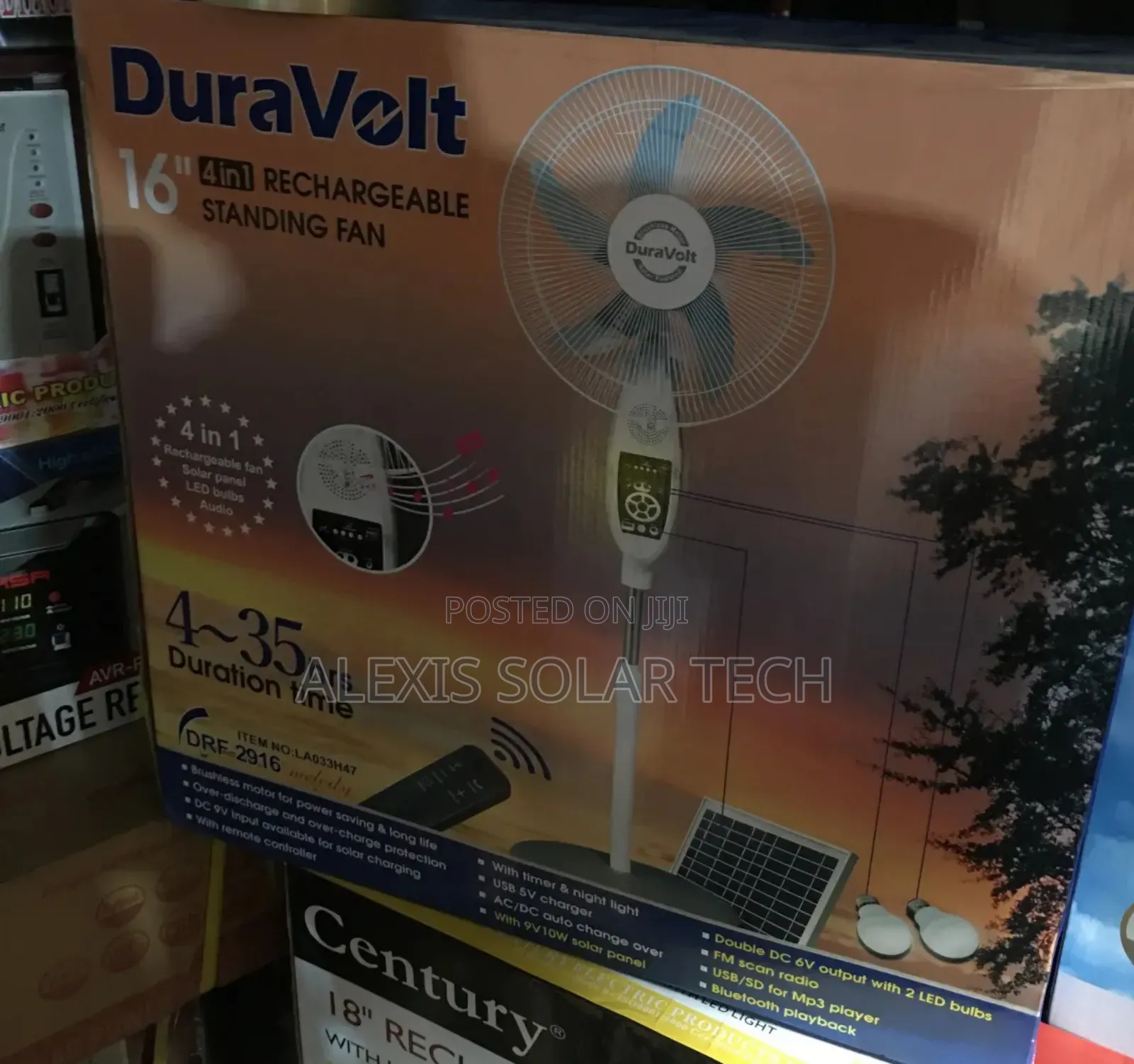 Duravolts Solar Fan