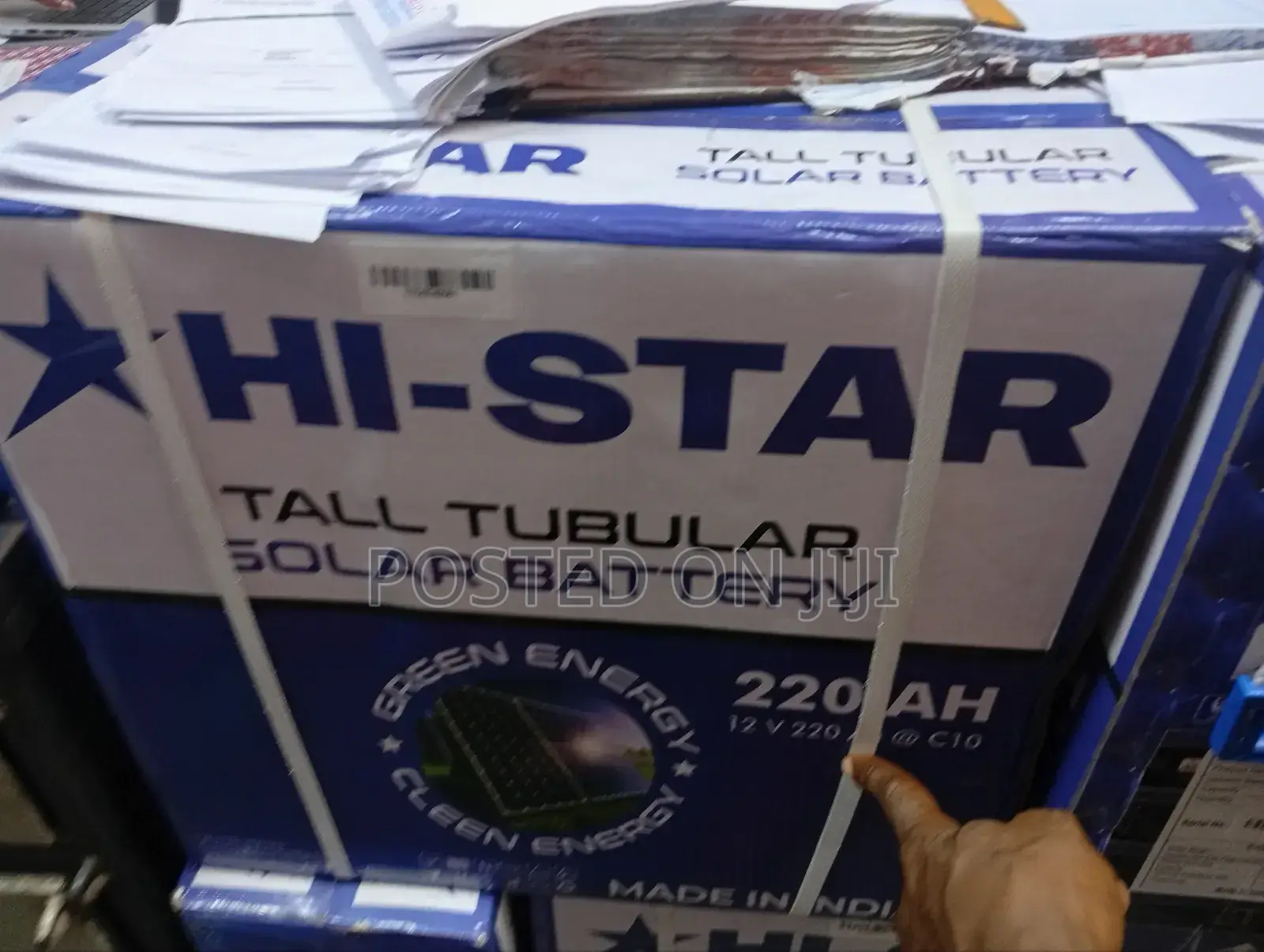 Hi-Star 220ah 12v Tall Tubular Solar Battery