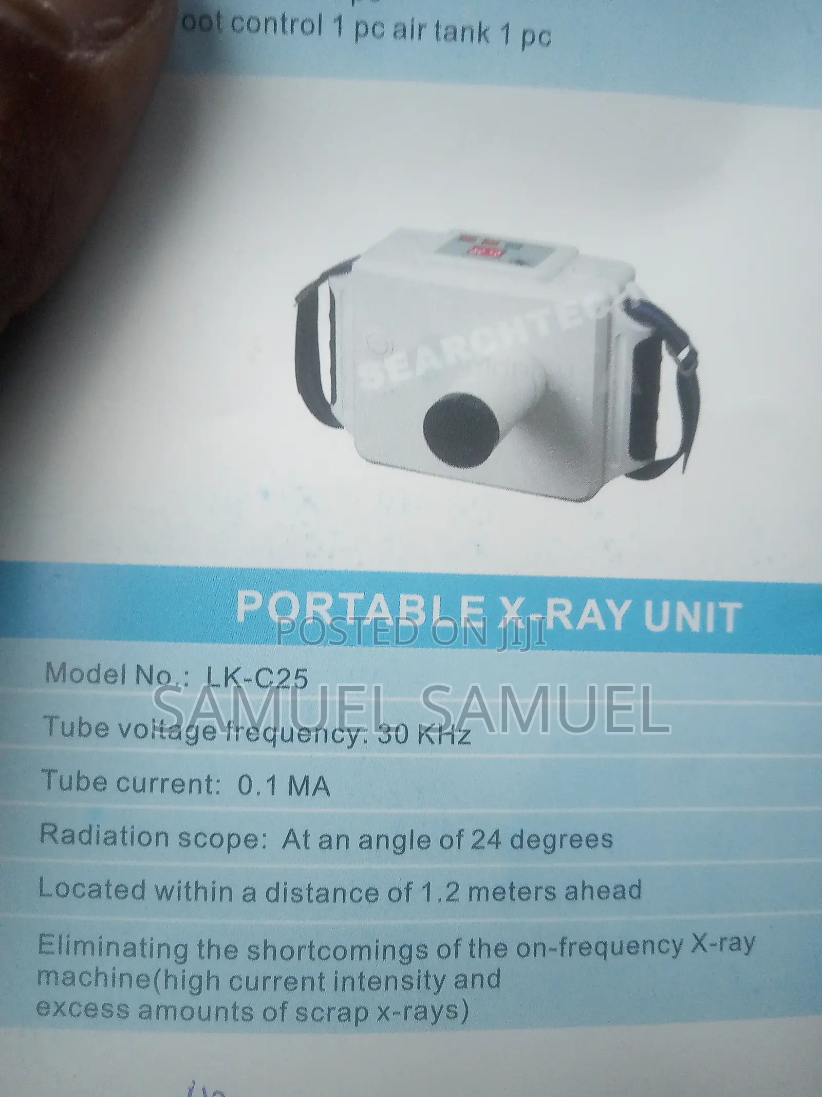 Portable X-Ray Unit