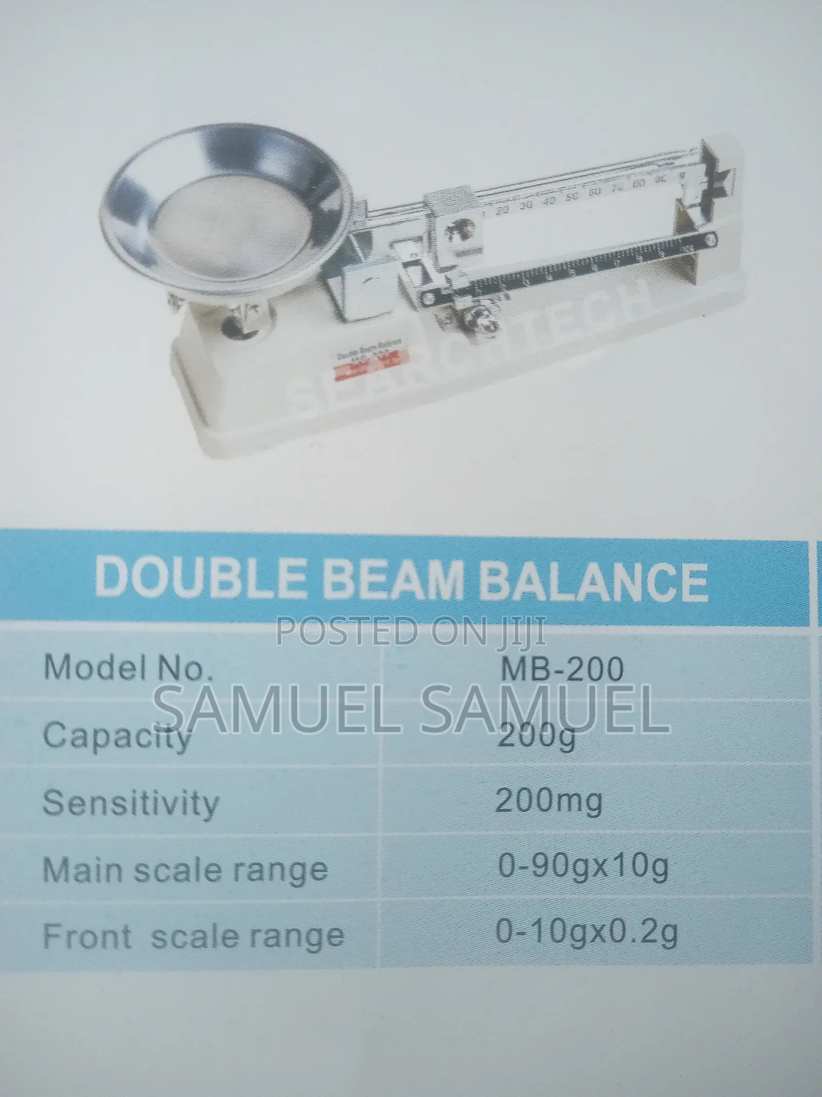 Beam Balance (Double,Triple and Quadruple Beam Balance)