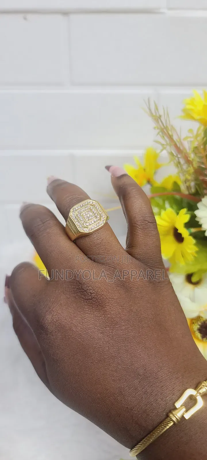 Fullstone Male Fashion Ring