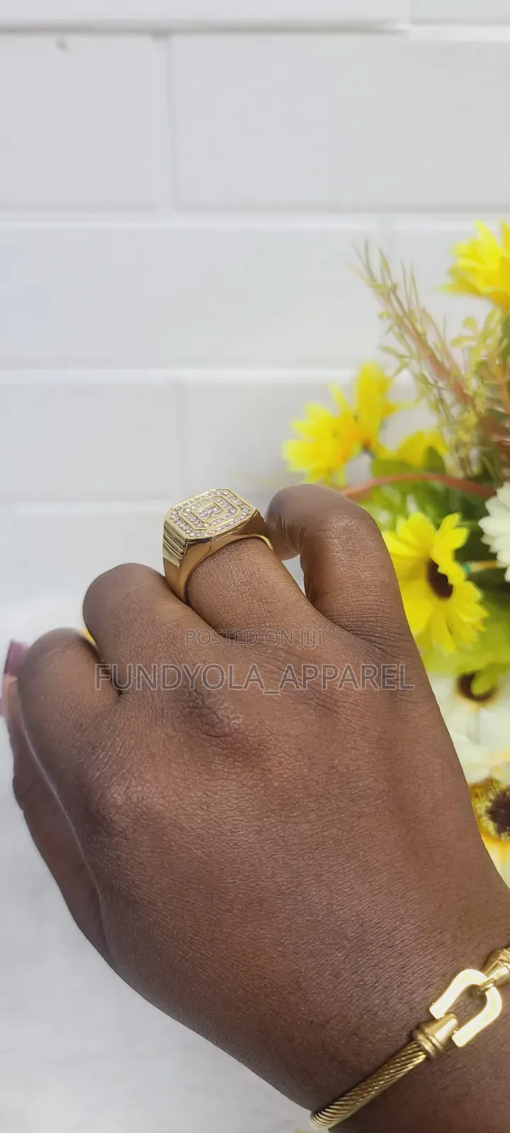 Fullstone Male Fashion Ring