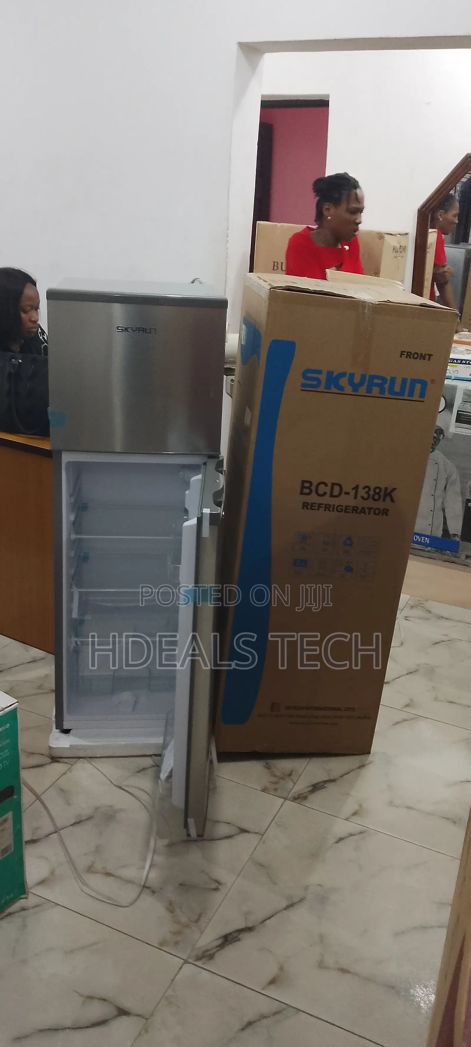 Best-Grade Skyrun Double Door Refrigerator 138 Litres