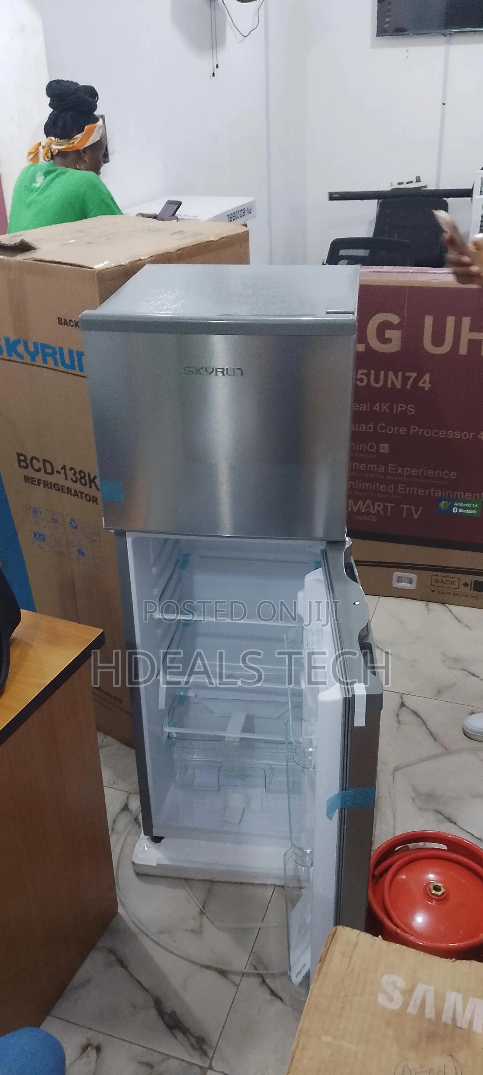 Best-Grade Skyrun Double Door Refrigerator 138 Litres