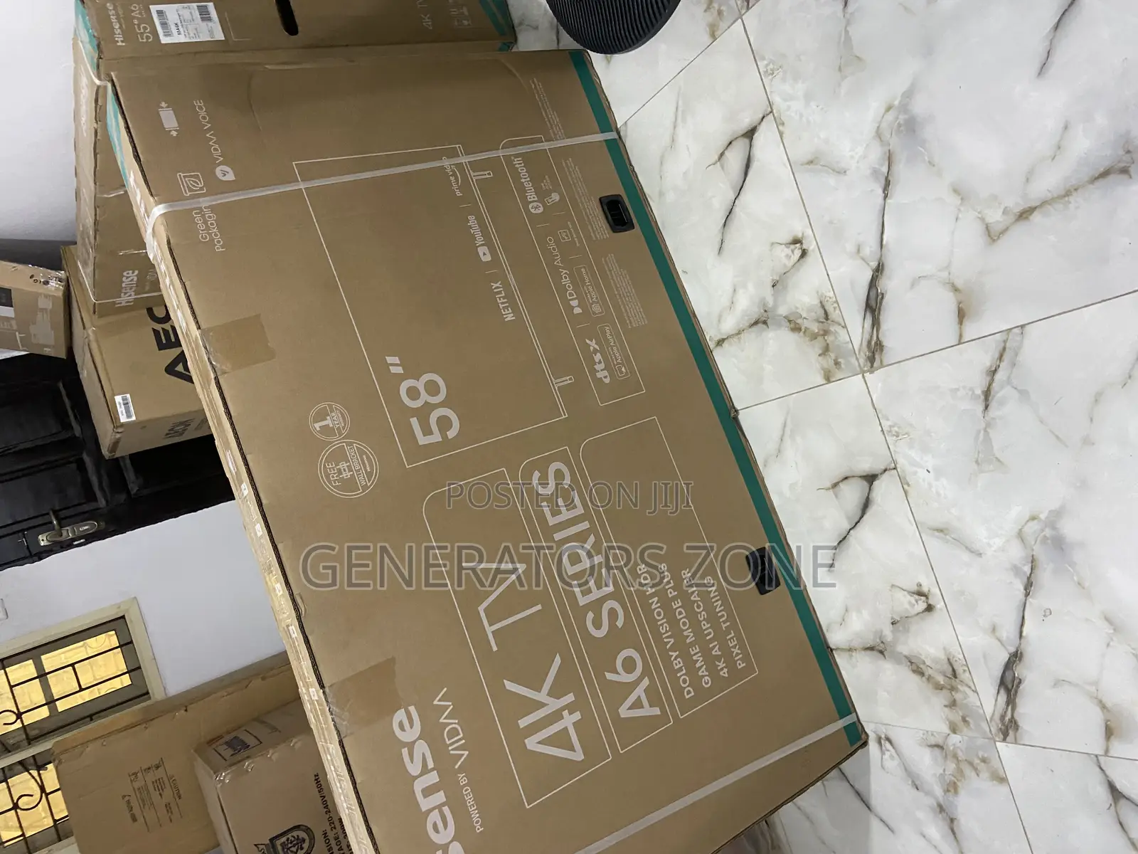 Hissense 58" Dolby Vision HDR Ttv, A6 Series