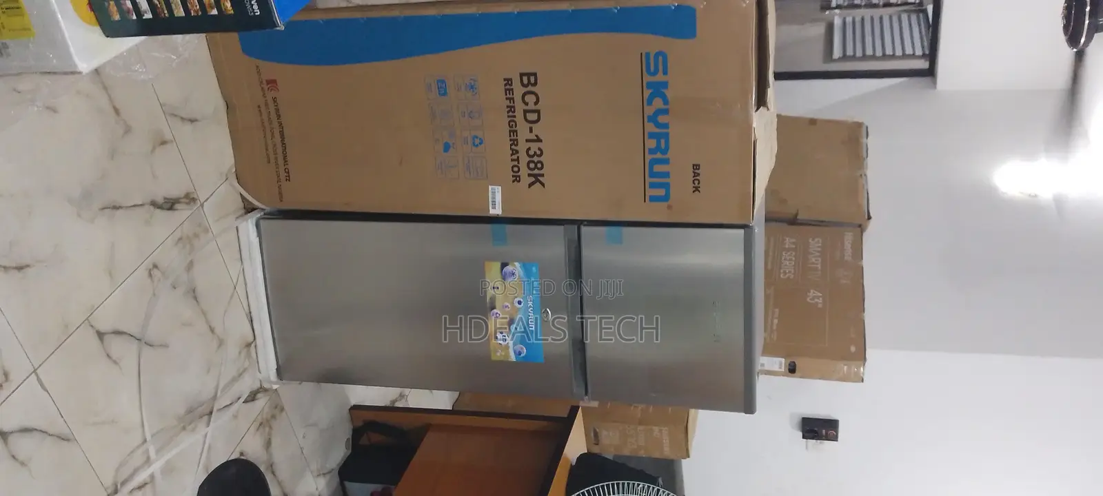 Power Saving 138l Skyrun Top Freezer Refrigerator - BCD-