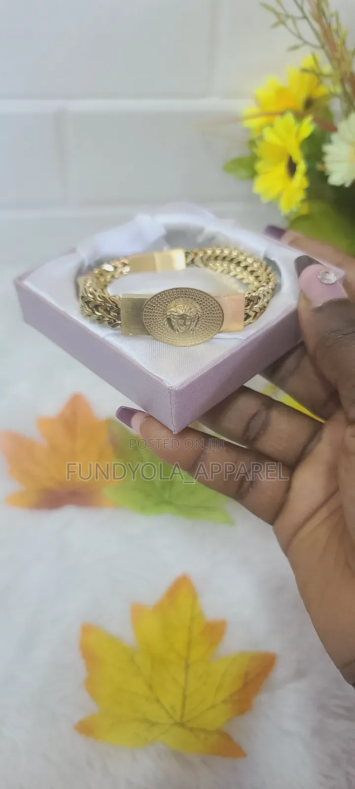 Versace Chain Magnetic Hand Bracelet