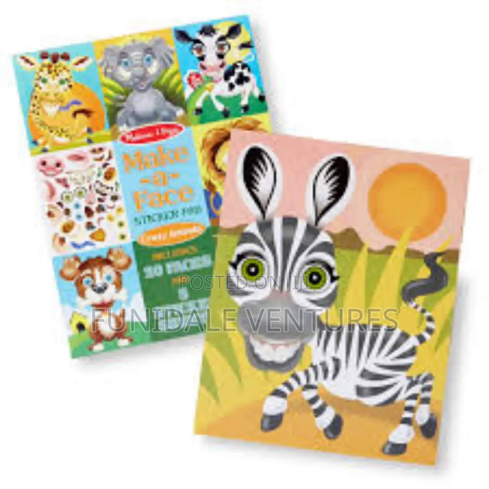 Melissa Doug Make -a- Face Sticker Pad