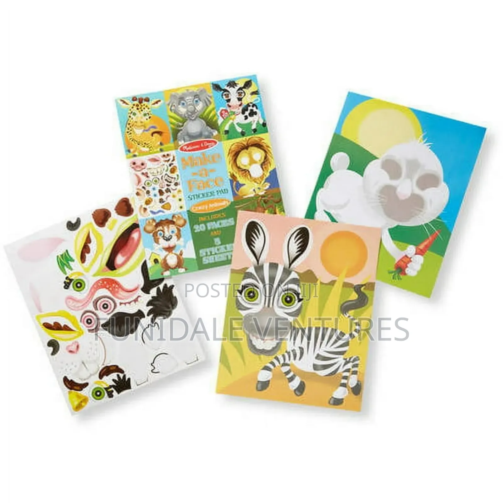 Melissa Doug Make -a- Face Sticker Pad