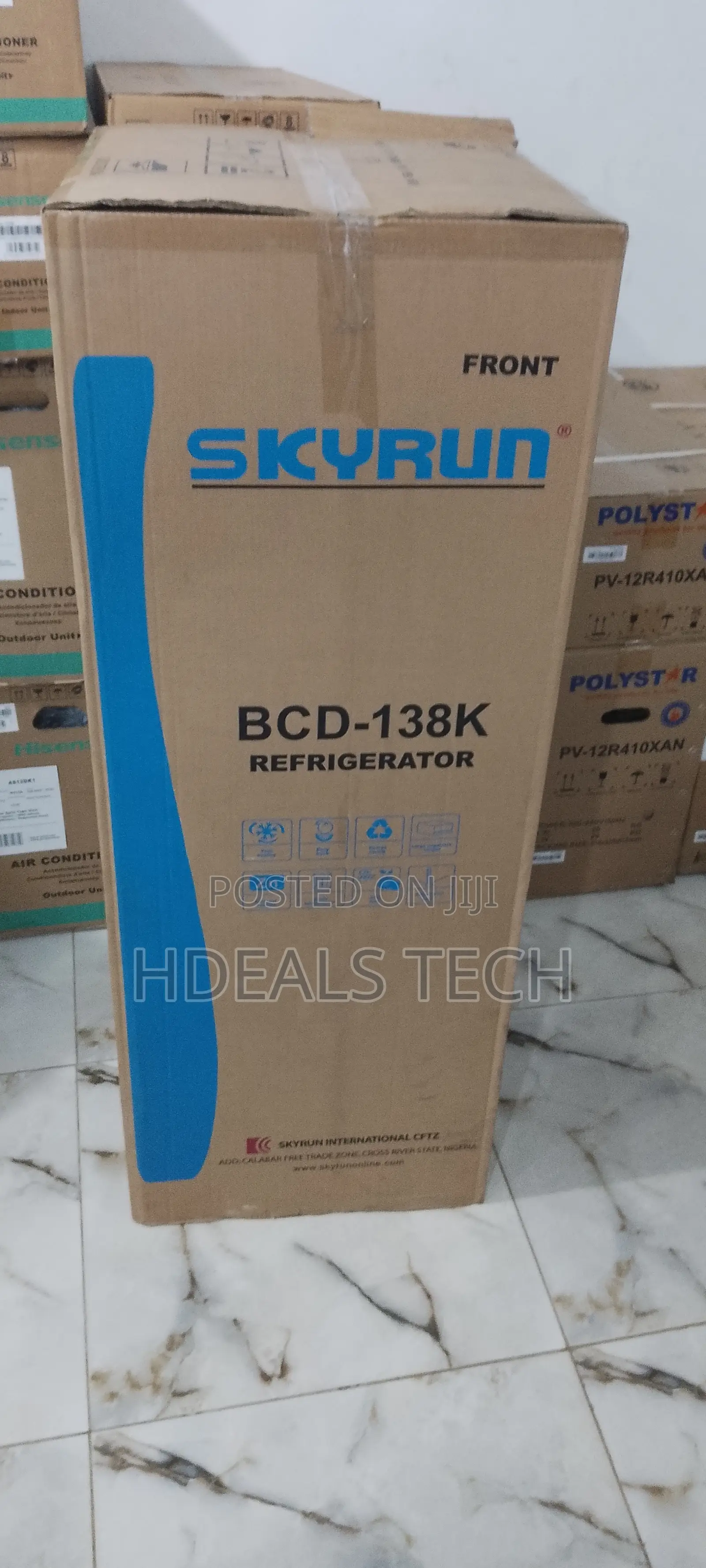 Enviroment Friendly Skyrun Refrigerator - Double Door 138l