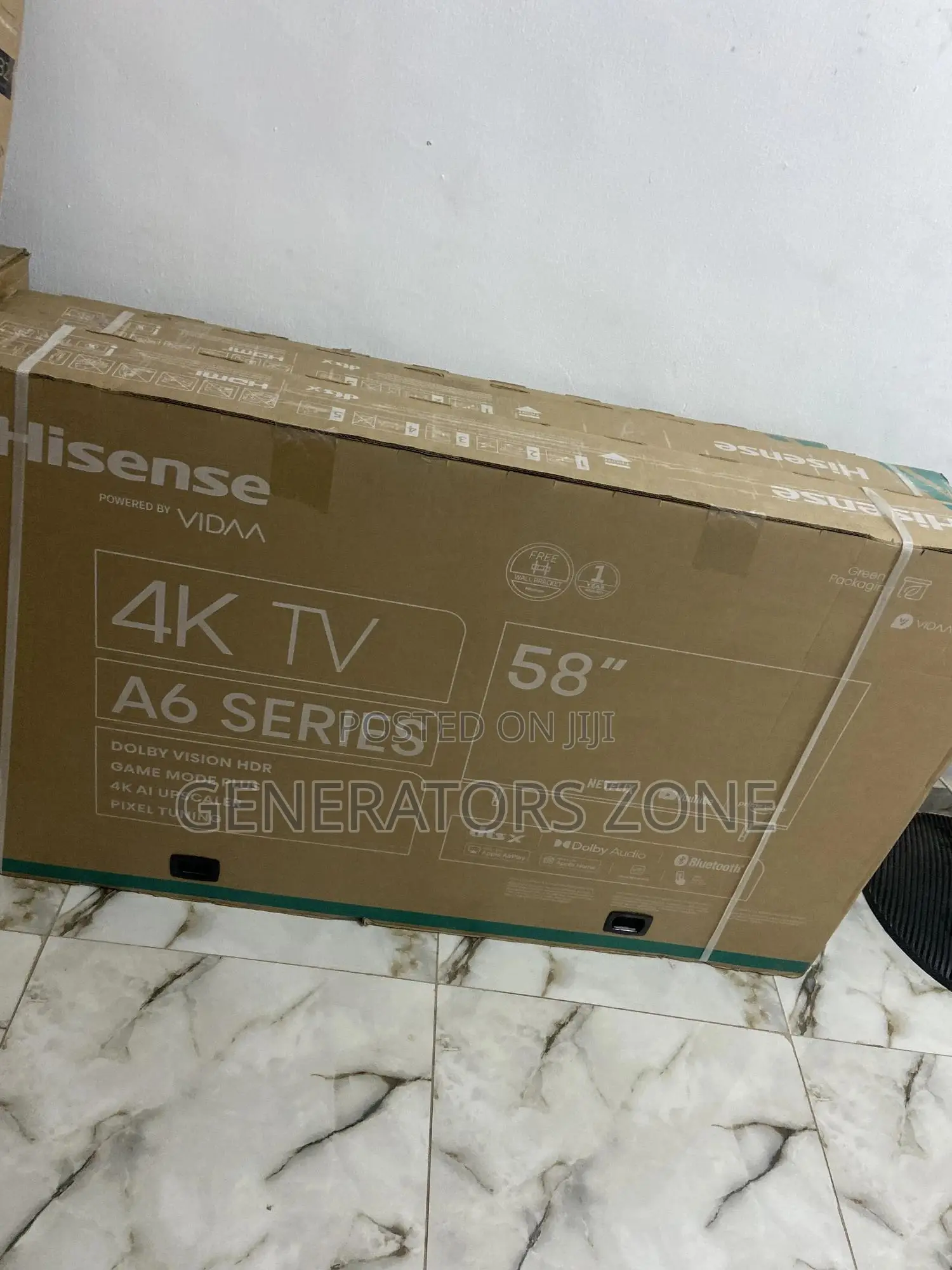Wifi Smart Tv, A6 Series Hisense 58" Inches