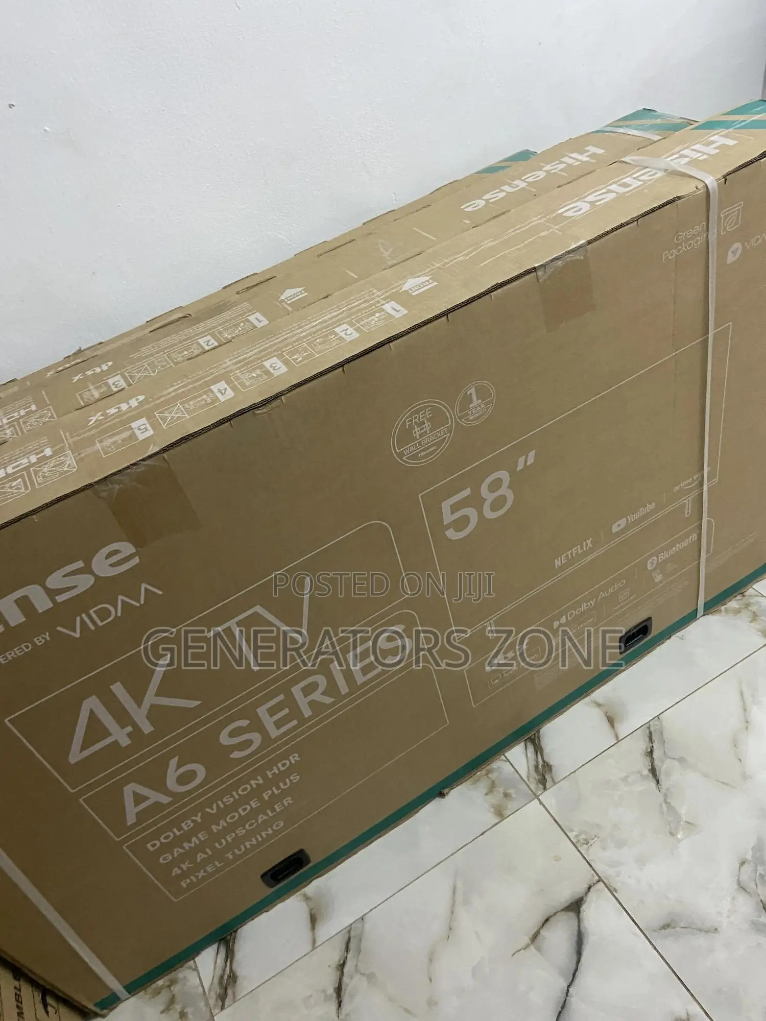 Wifi Smart Tv, A6 Series Hisense 58" Inches