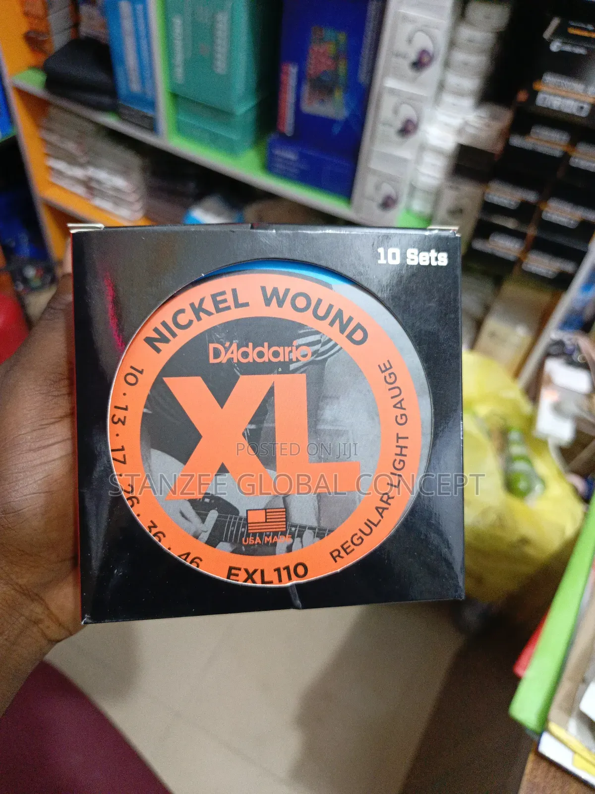 d'Addario Nickel 10-46 Nickel Wound Electric Guitar String