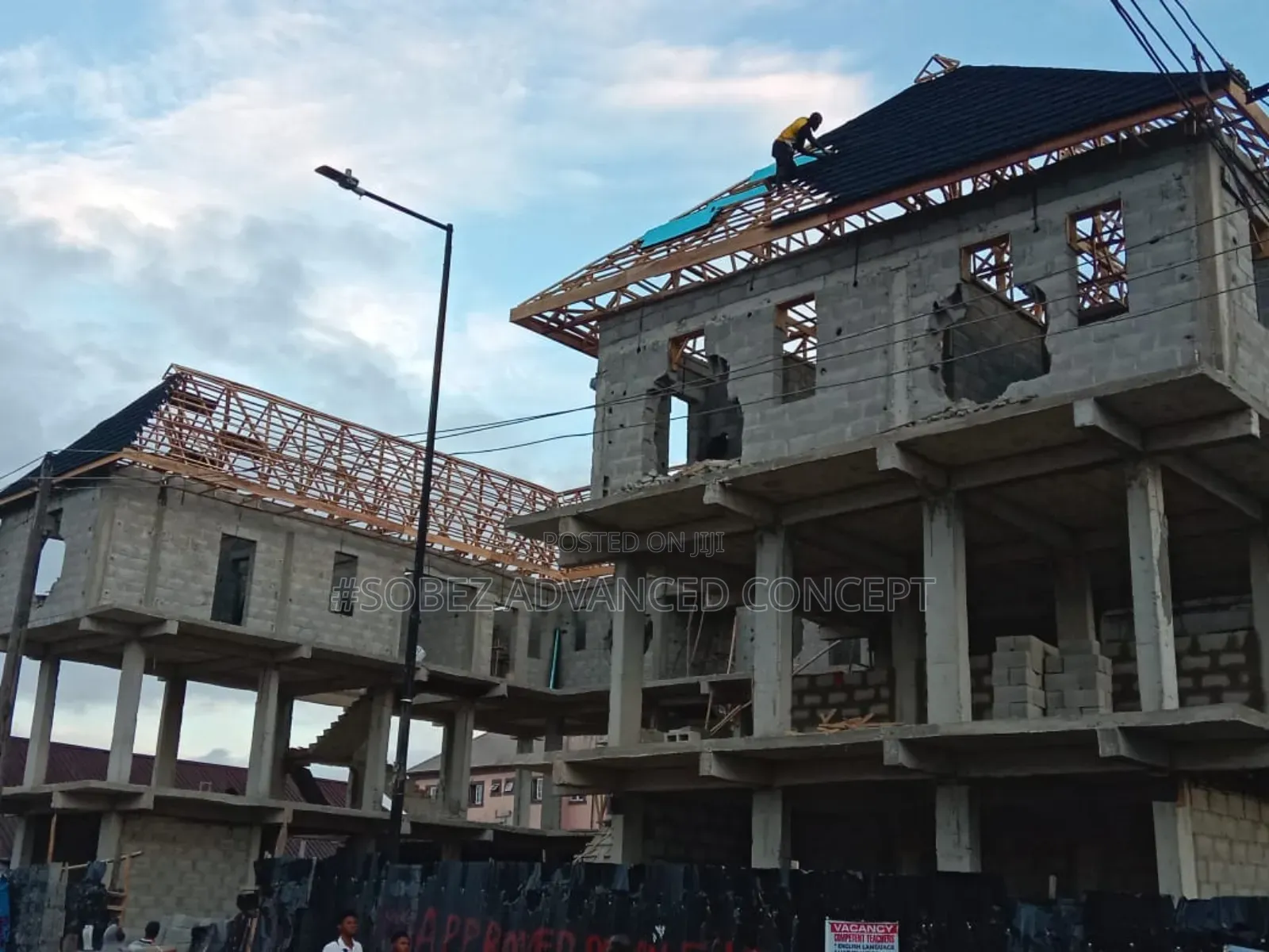 Private Plaza Roofing Project