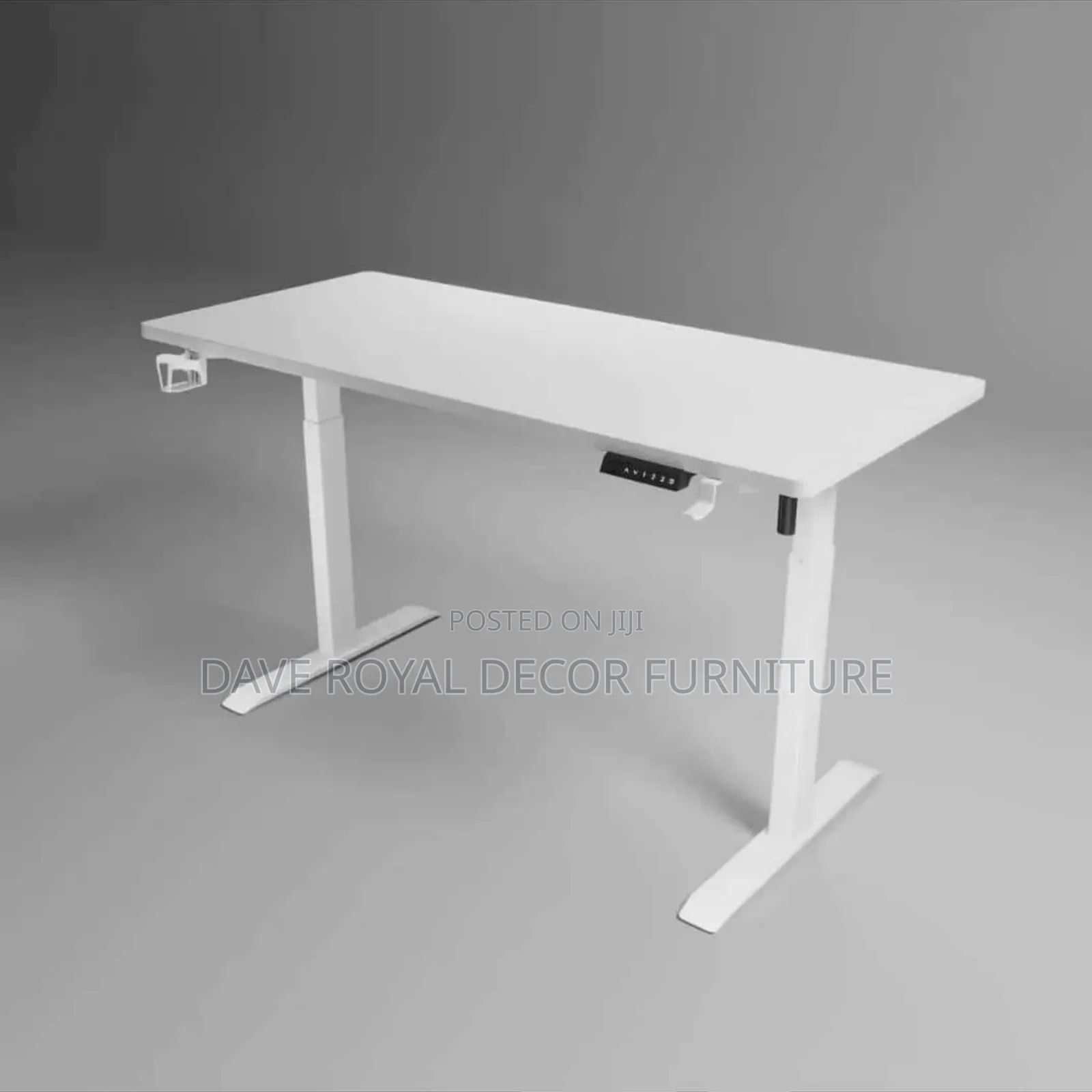 Classic White Adjustable Office Table.