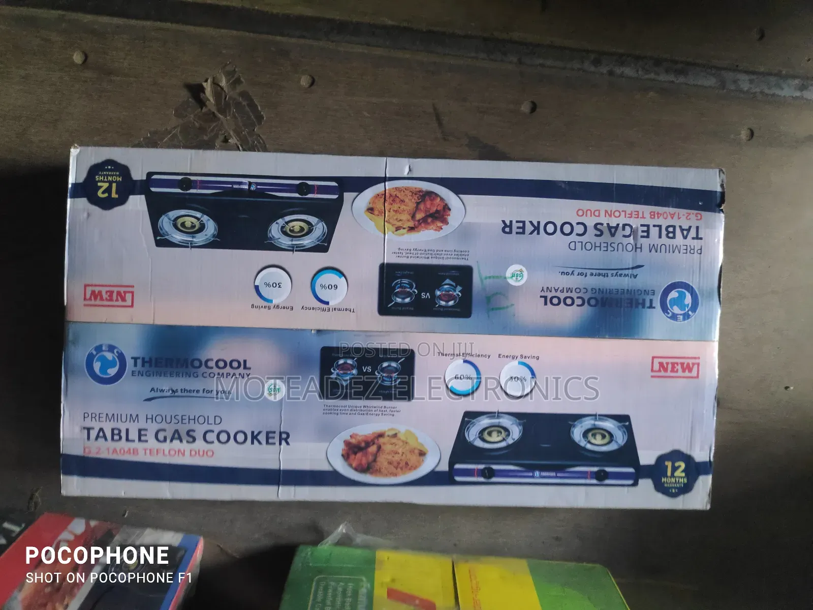 Thermocool 2 Burner Stainless Table Top Gas Cooker/Burner
