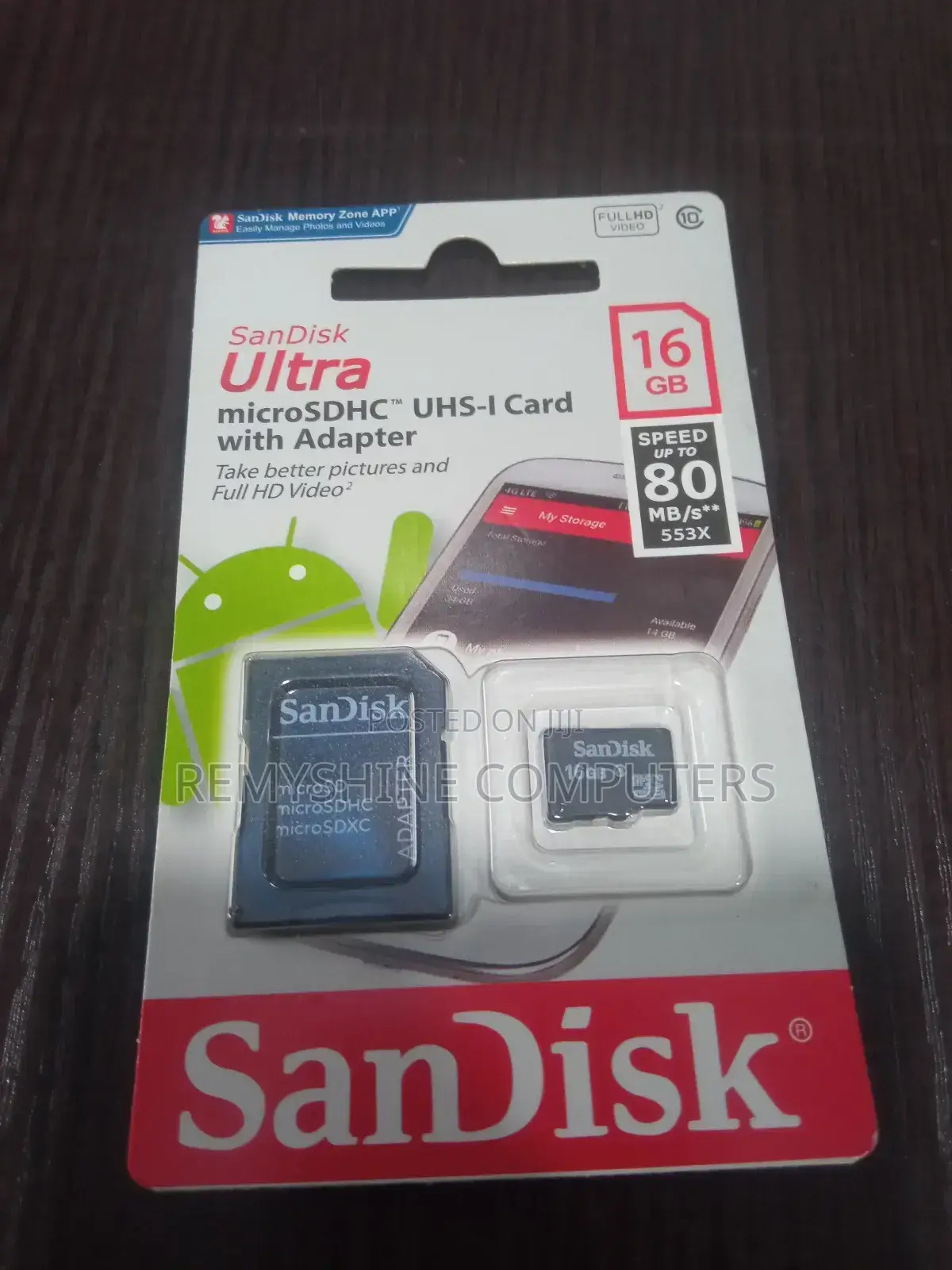 16gb Sandisk Ultra Memory Card