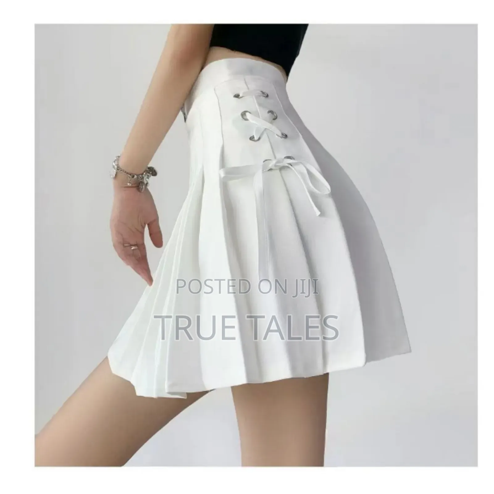 Girl's Short Pleated Skirts With Side Bow Ages 8 to 18 Years