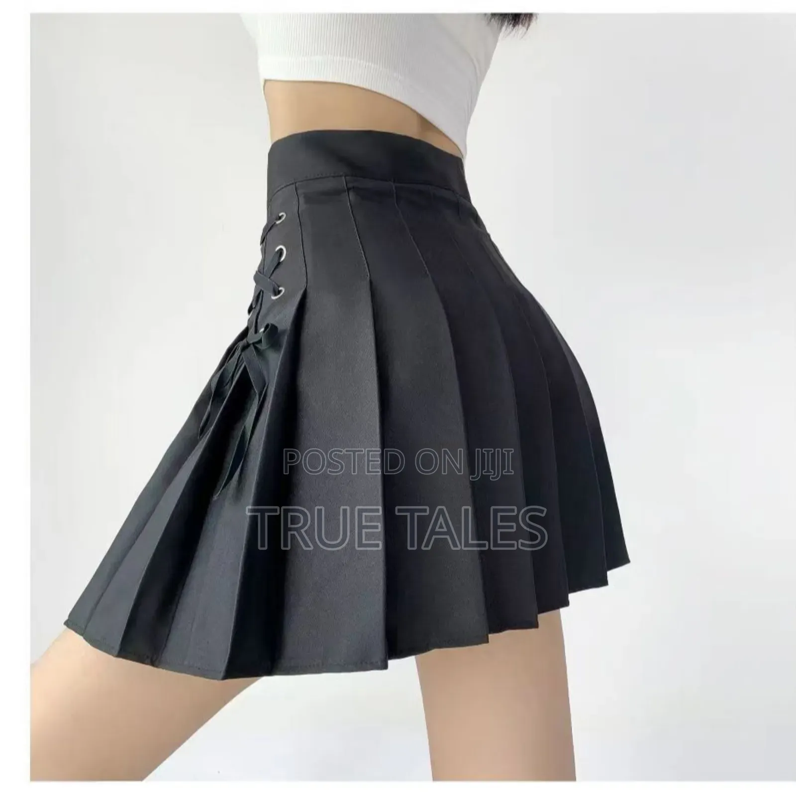 Girl's Short Pleated Skirts With Side Bow Ages 8 to 18 Years