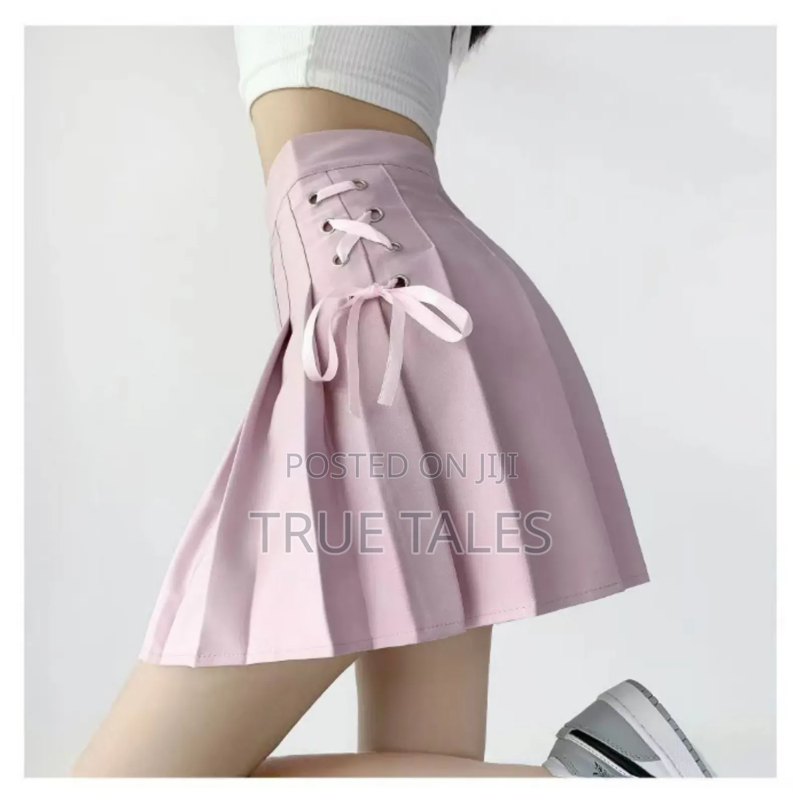 Girl's Short Pleated Skirts With Side Bow Ages 8 to 18 Years
