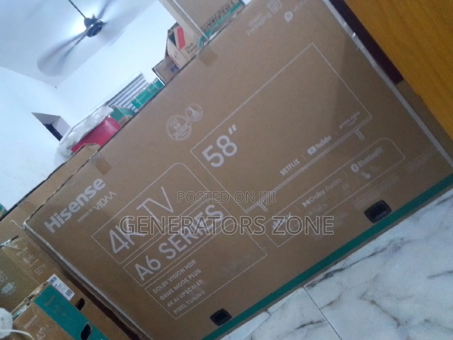Hdmi:3 Hisense 58" Inches Tv,A6 Series