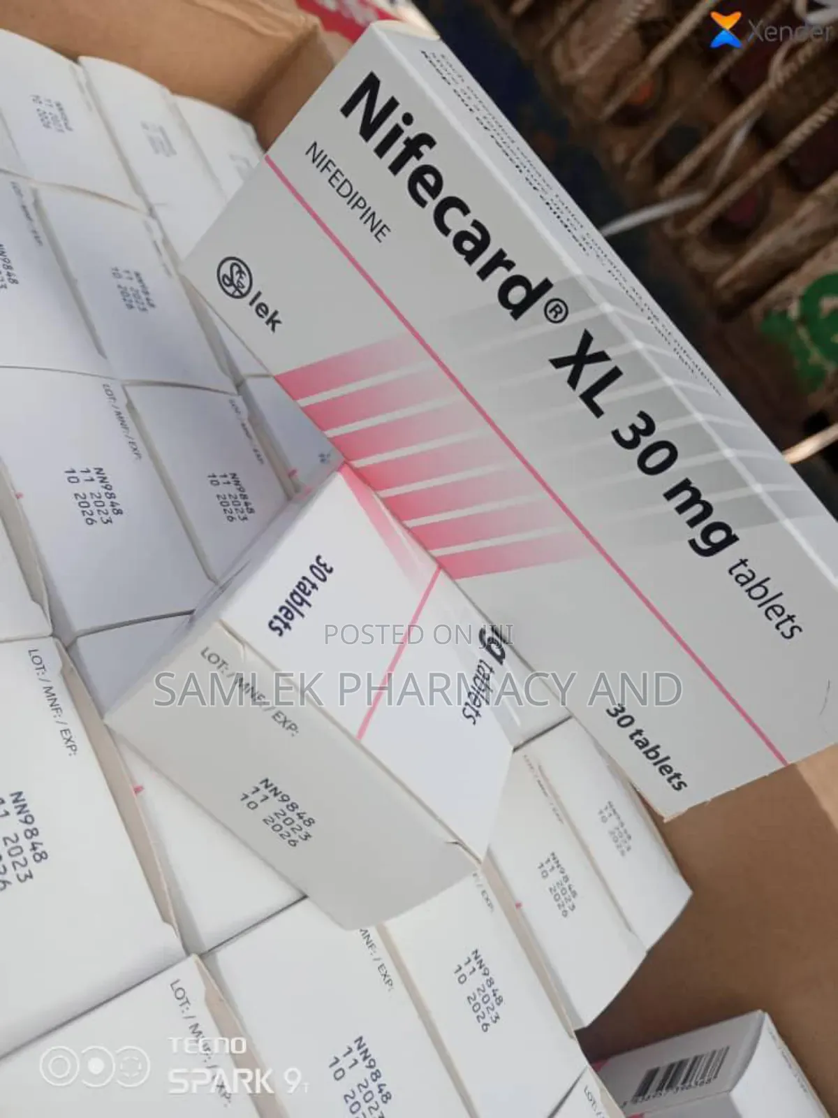 Nifecard XL 30mg- Nifedipine Tablet