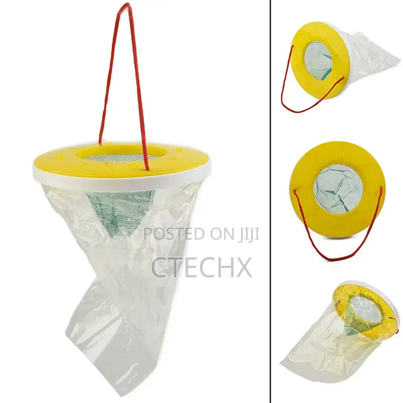 Reusable Hanging Fly Trap, Indoor or Outdoor Pack of 2