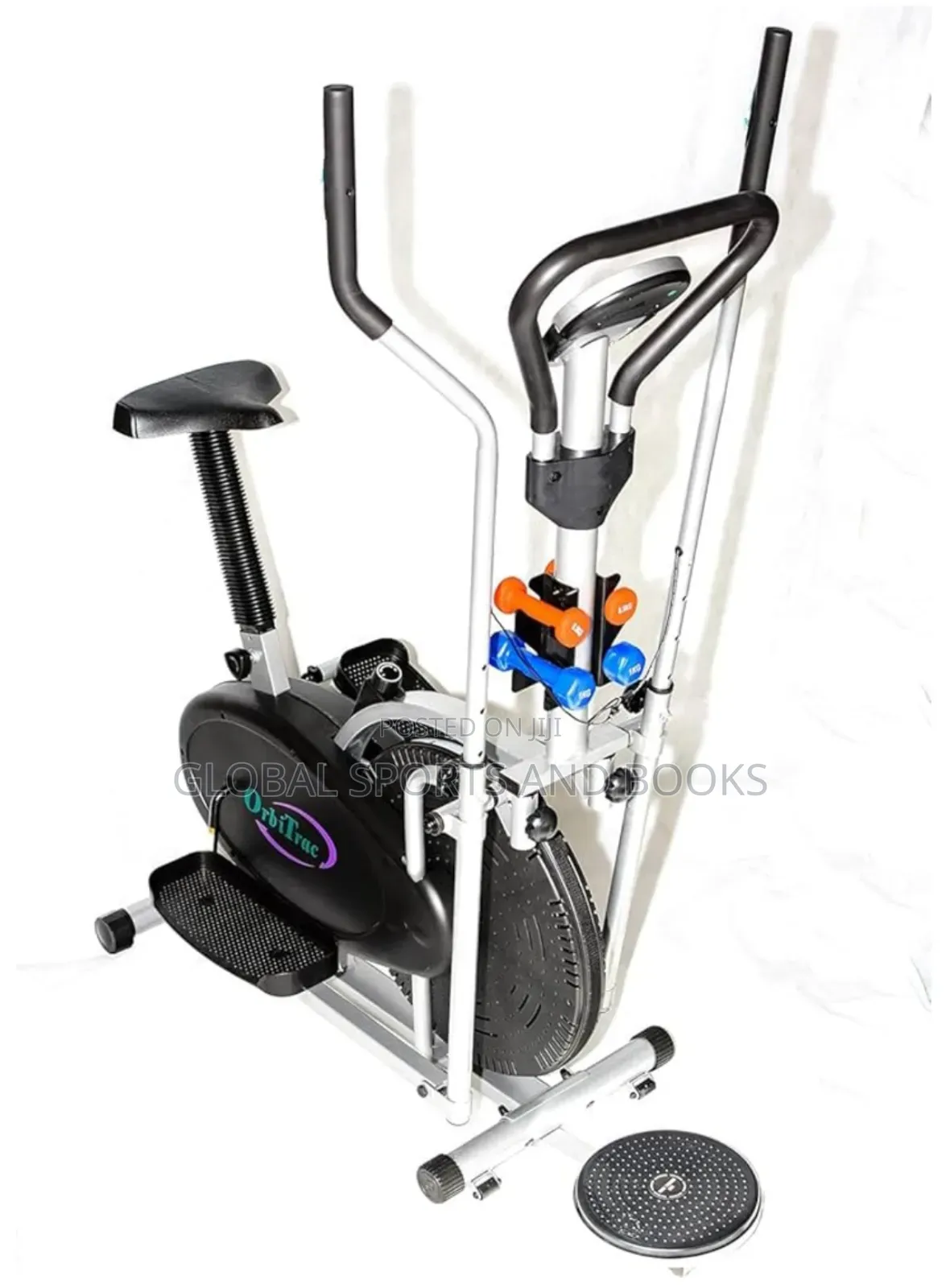 Exercise Bike,Stationary Magnetic Bike,Wit Twister Dumbbells