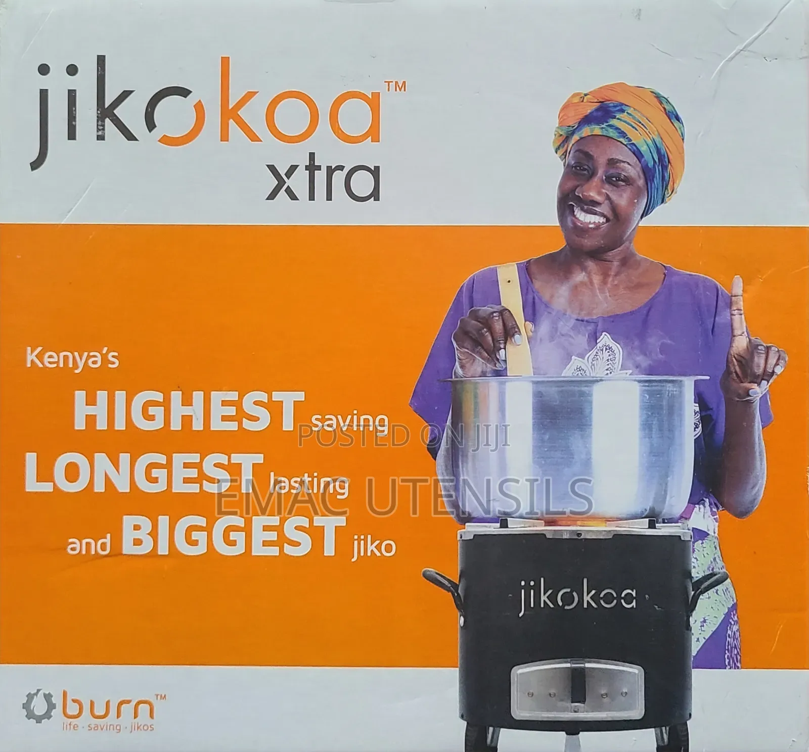 Burn Jikokoa Charcoal Cook Stove