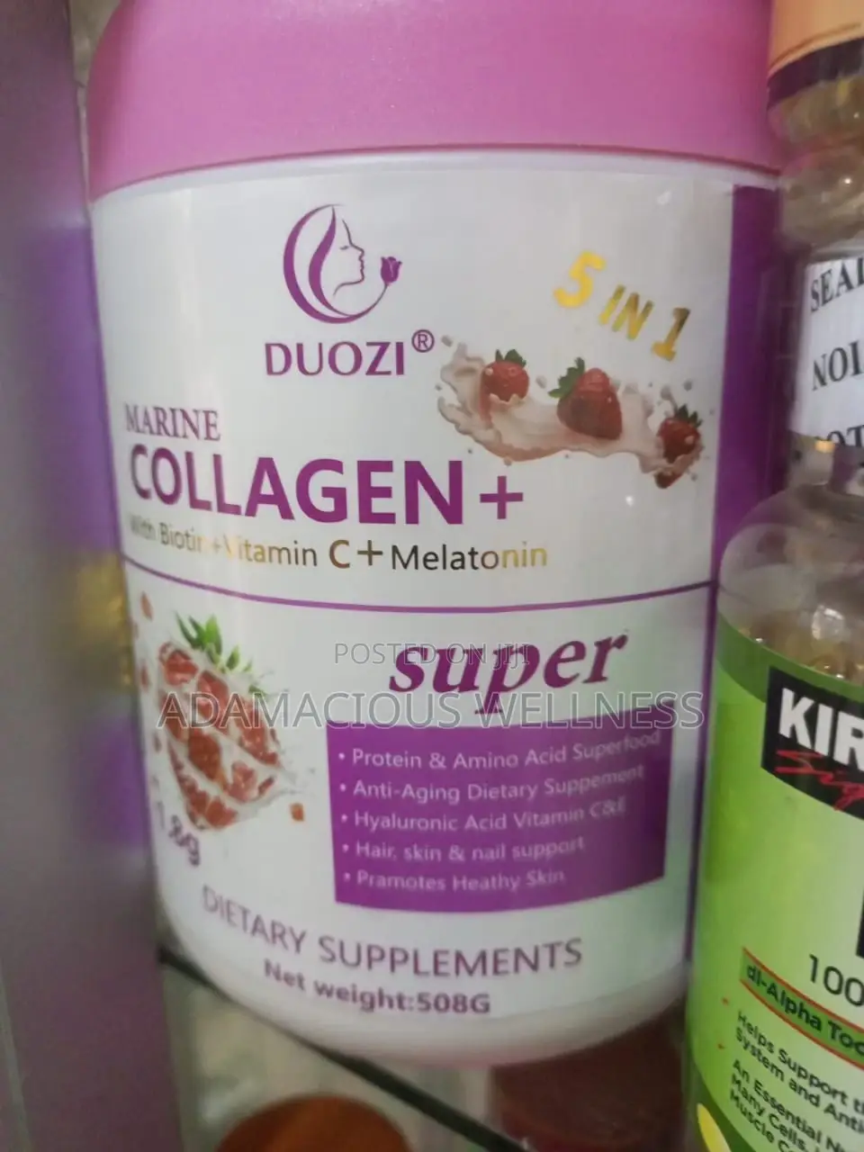 Duozi Marine Collagen+ ₦21,500 508g 5in1 Biotin Vit C Melatonin