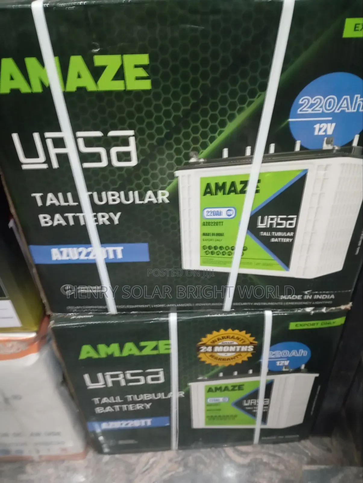 220ah Amaze Tubular Battery