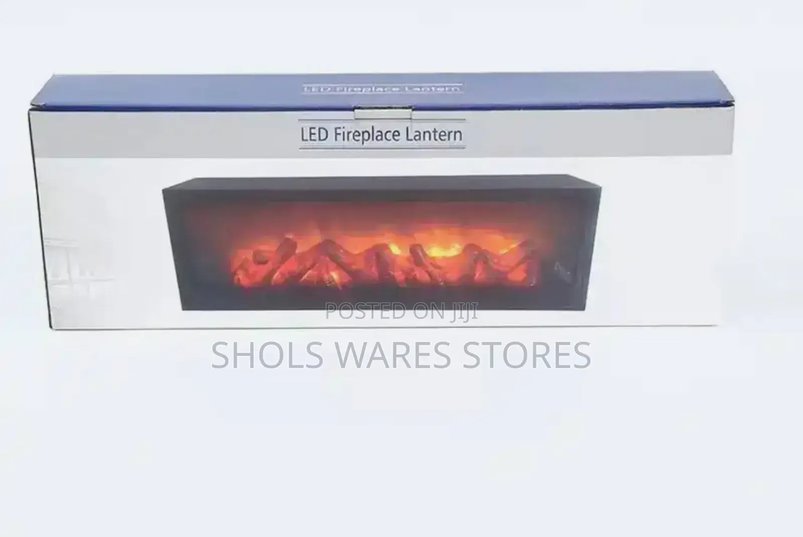 LED Simulated Flame Decorative Fireplace Lantern