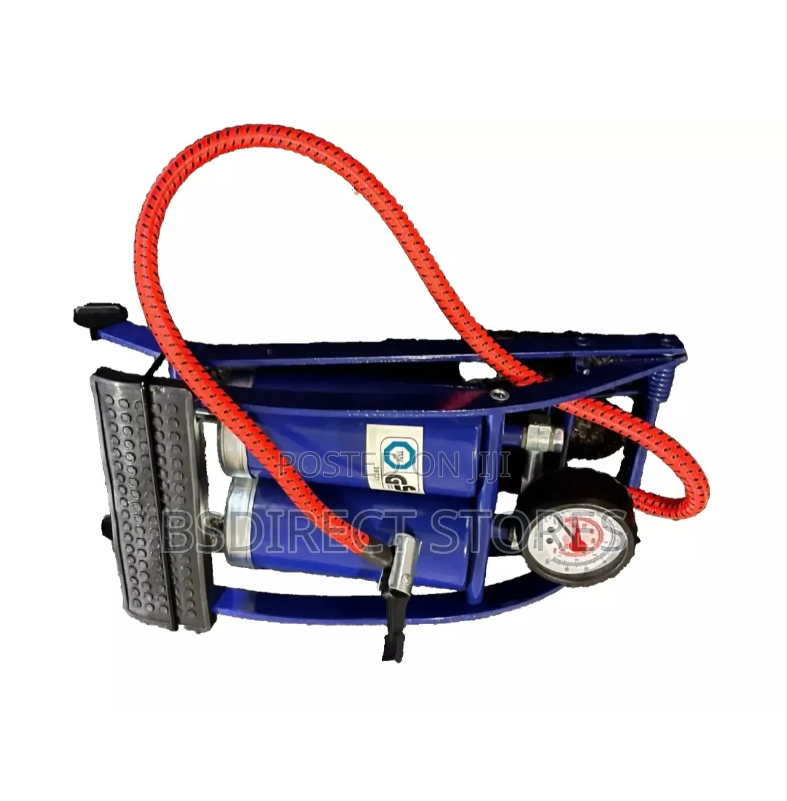 Sakura Double Cylinder Foot Pump for Cars, Bikes, Football